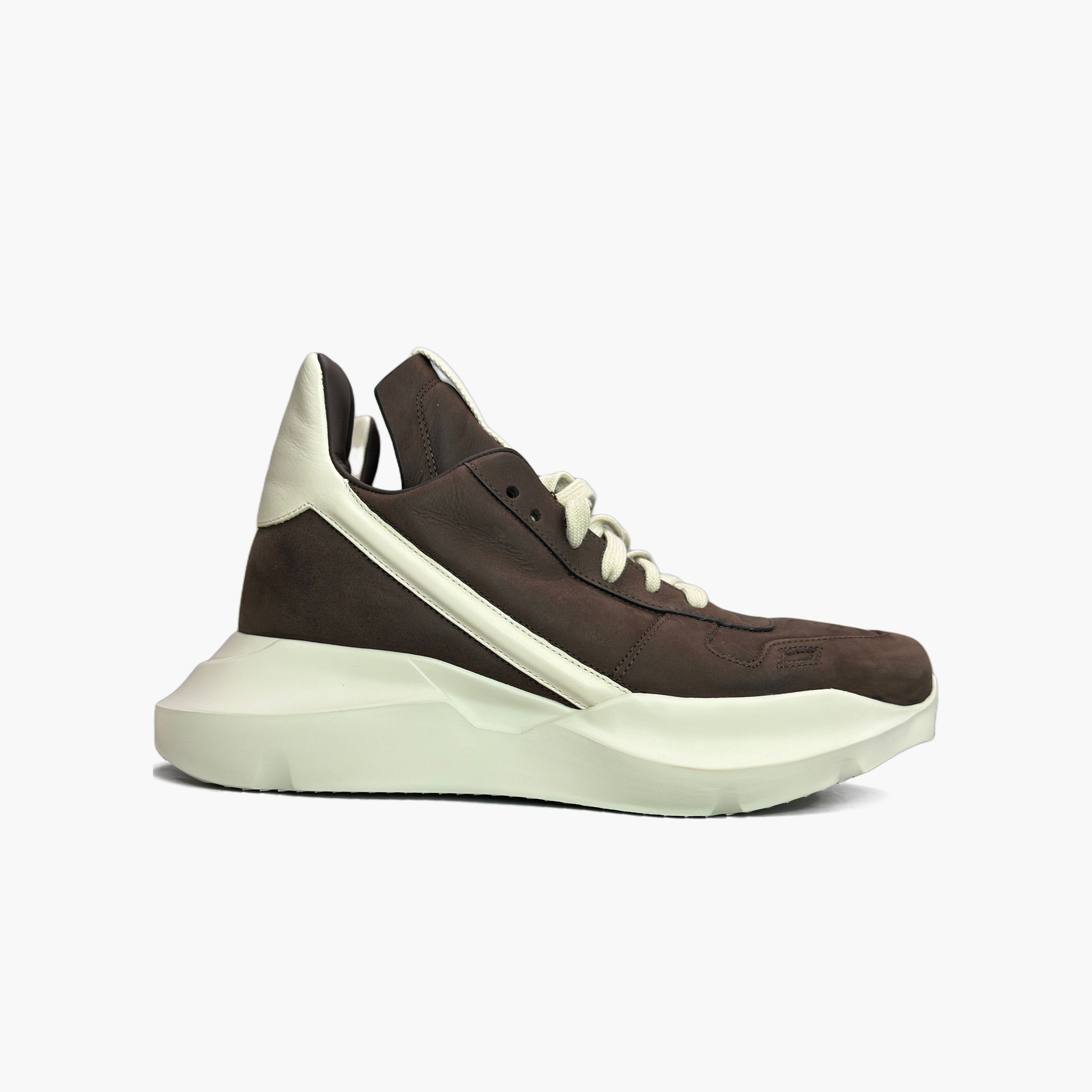 Rick Owens Rick Owens Square Toe Leather Sneakers Size 38 Size US 8 / IT 38 - 4 Thumbnail