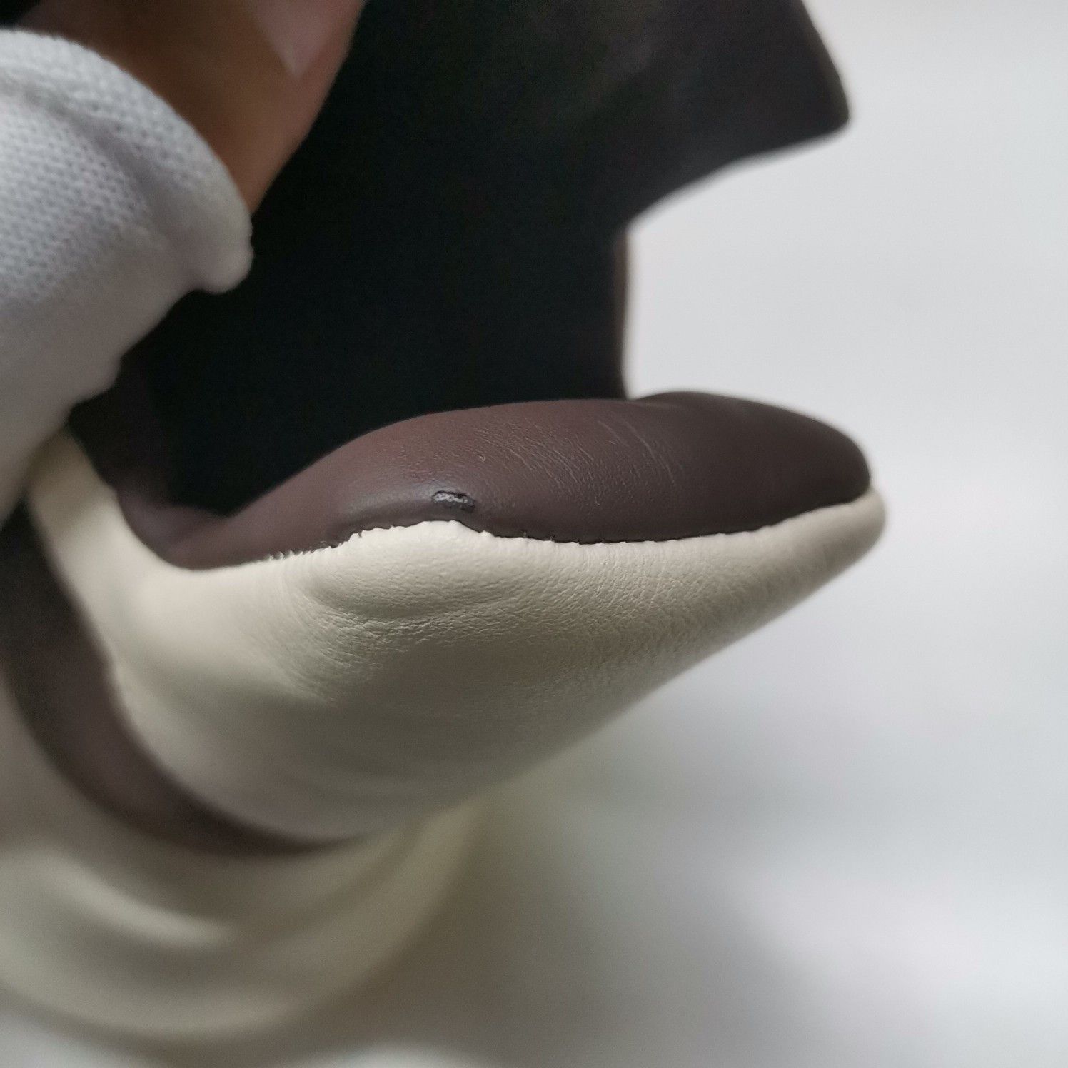 Rick Owens Rick Owens Square Toe Leather Sneakers Size 38 Size US 8 / IT 38 - 11 Thumbnail