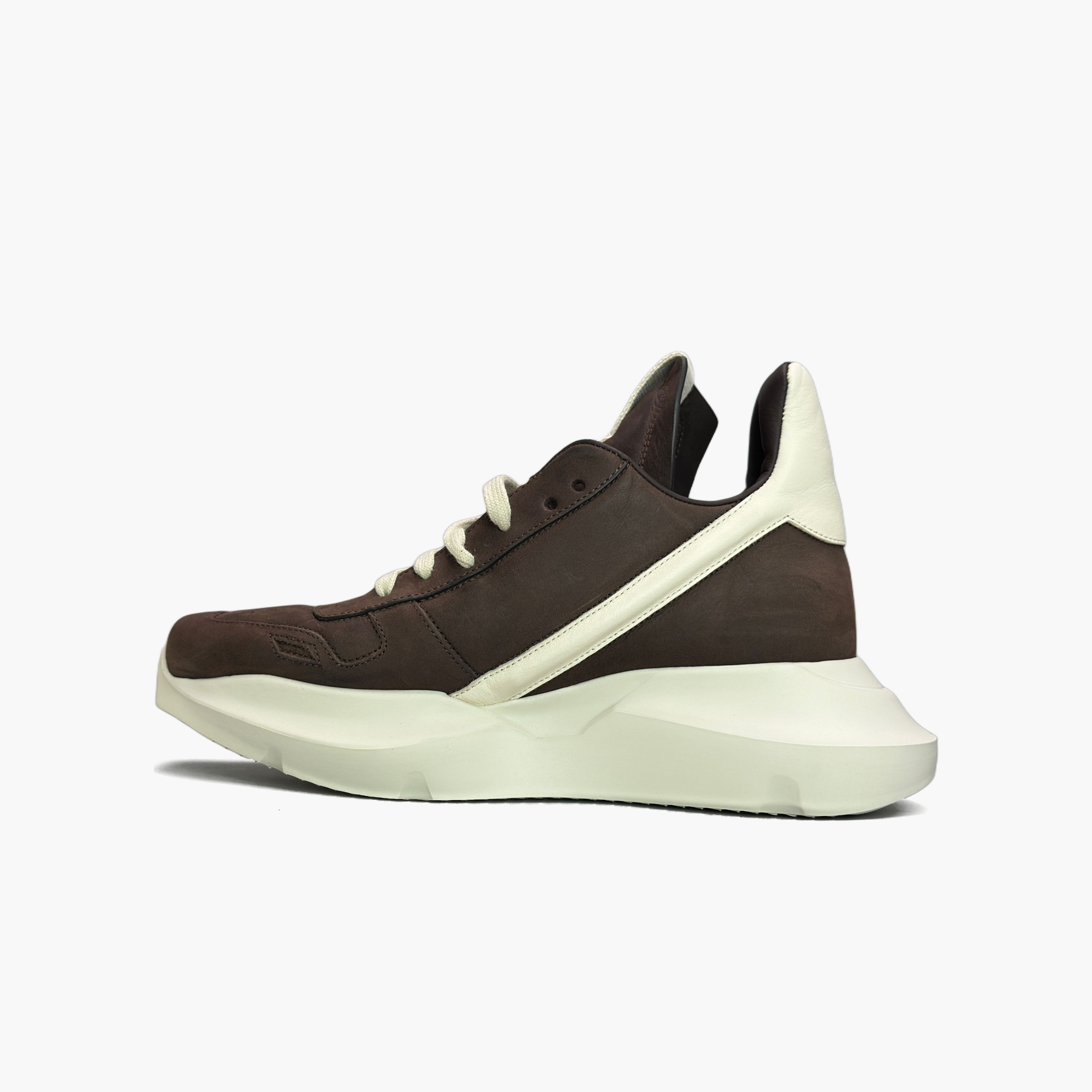 Rick Owens Rick Owens Square Toe Leather Sneakers Size 38 Size US 8 / IT 38 - 3 Thumbnail