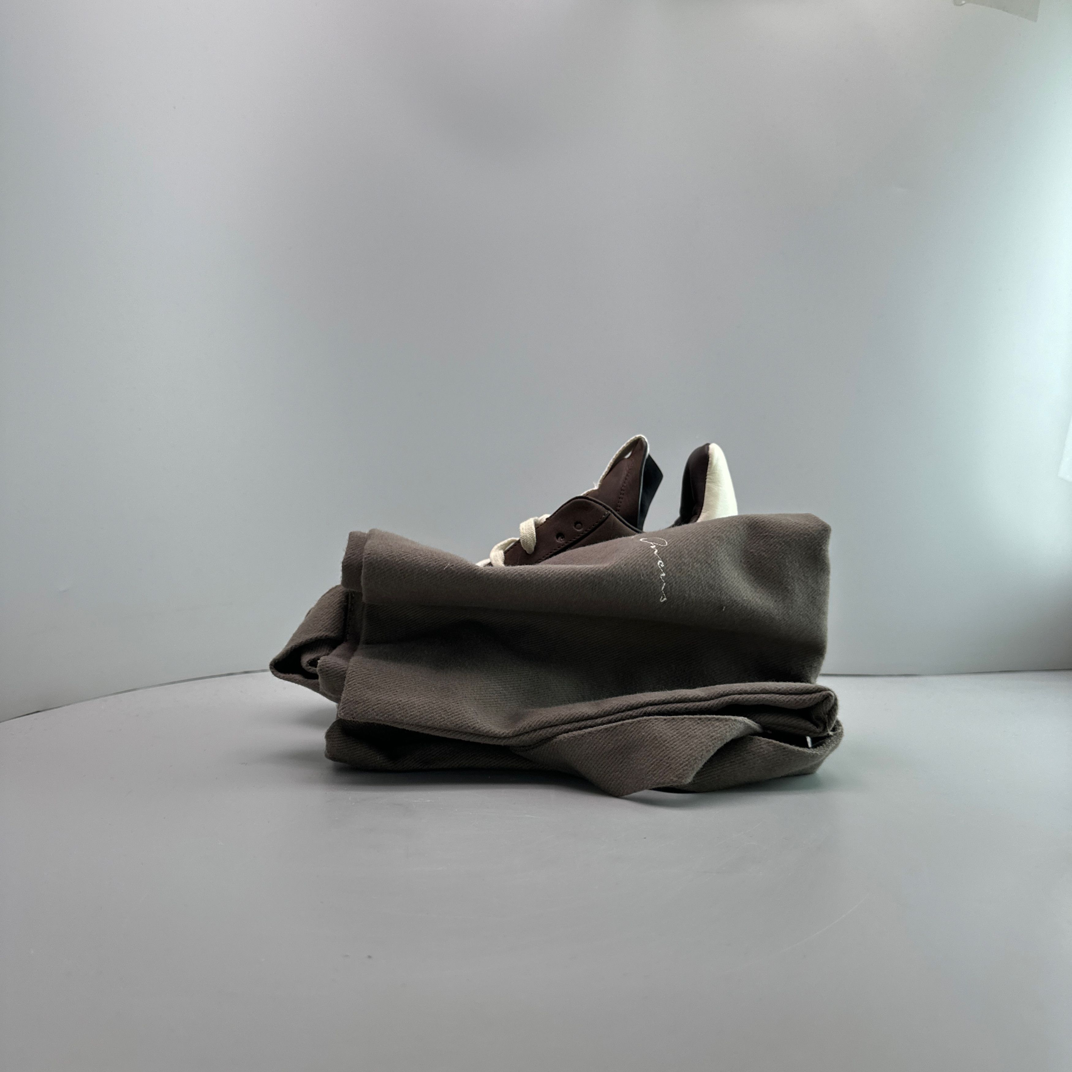 Rick Owens Rick Owens Square Toe Leather Sneakers Size 38 Size US 8 / IT 38 - 10 Thumbnail