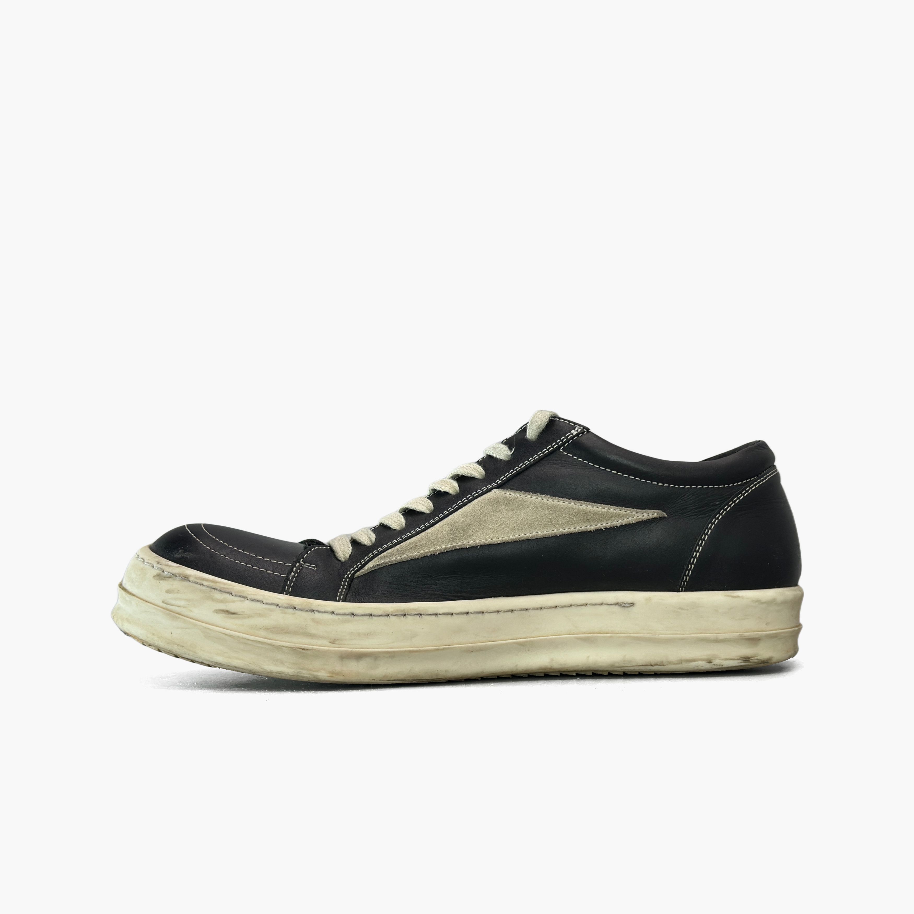 Rick Owens Rick Owens Contrast Panel Low-Top Sneakers Size 9 Size US 9 / EU 42 - 3 Thumbnail