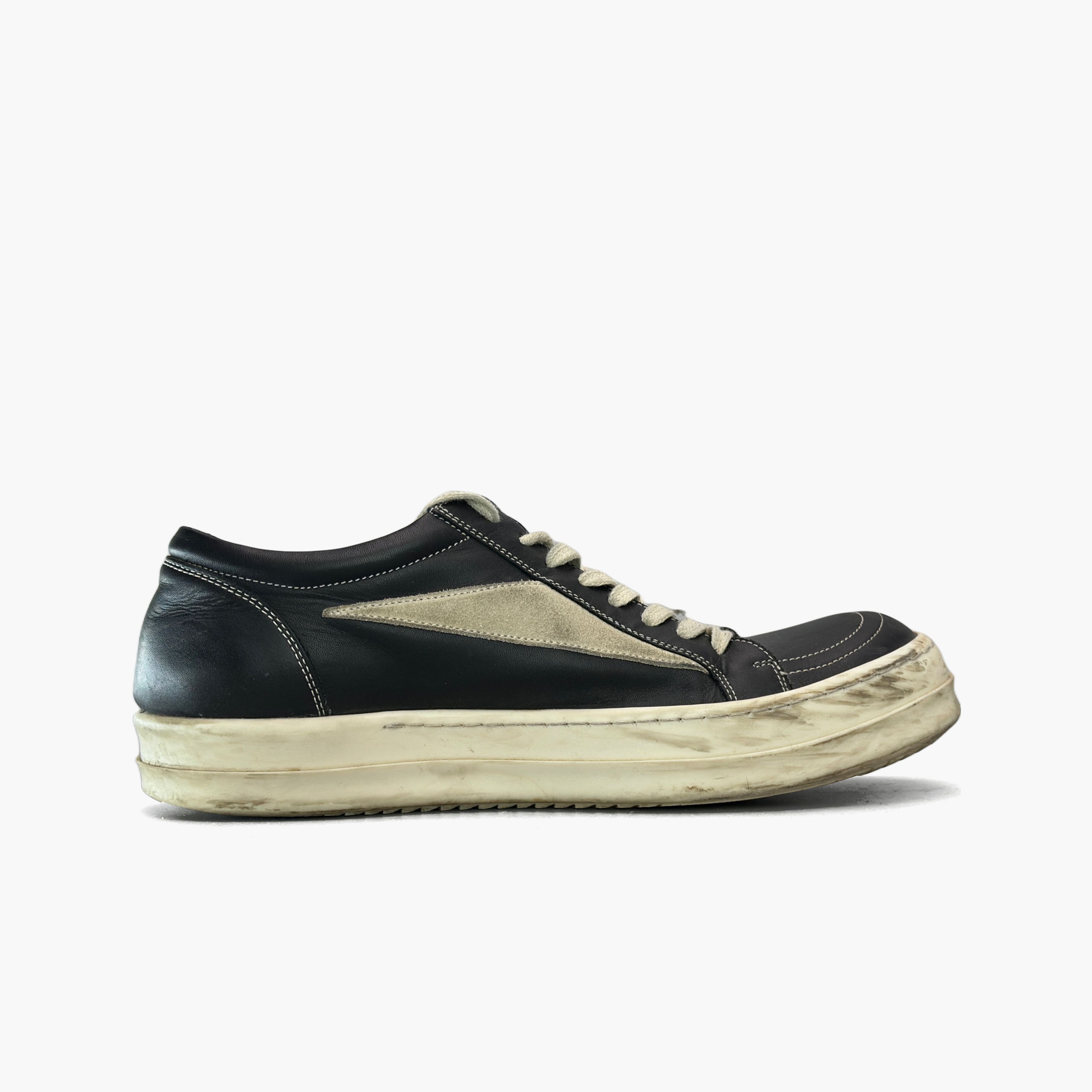 Rick Owens Rick Owens Contrast Panel Low-Top Sneakers Size 9 Size US 9 / EU 42 - 2 Thumbnail