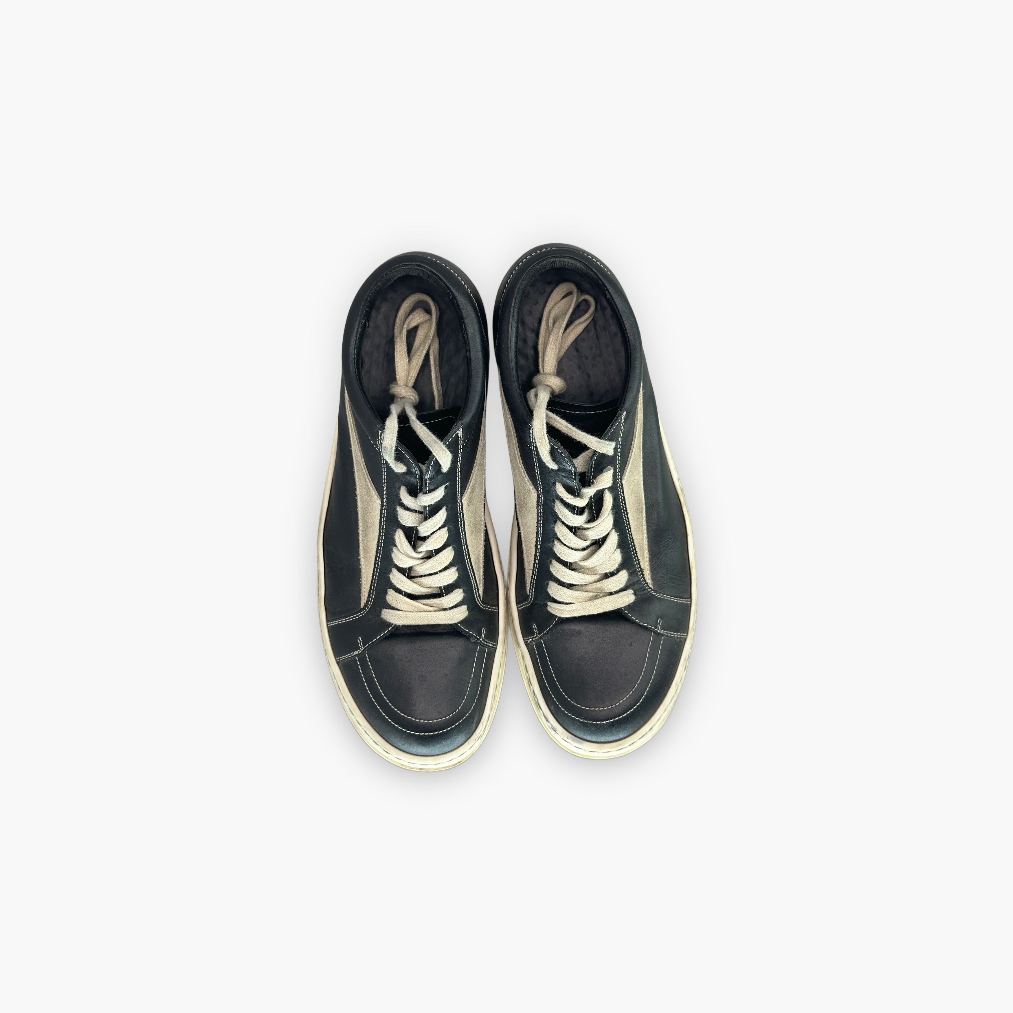 Rick Owens Rick Owens Contrast Panel Low-Top Sneakers Size 9 Size US 9 / EU 42 - 9 Thumbnail