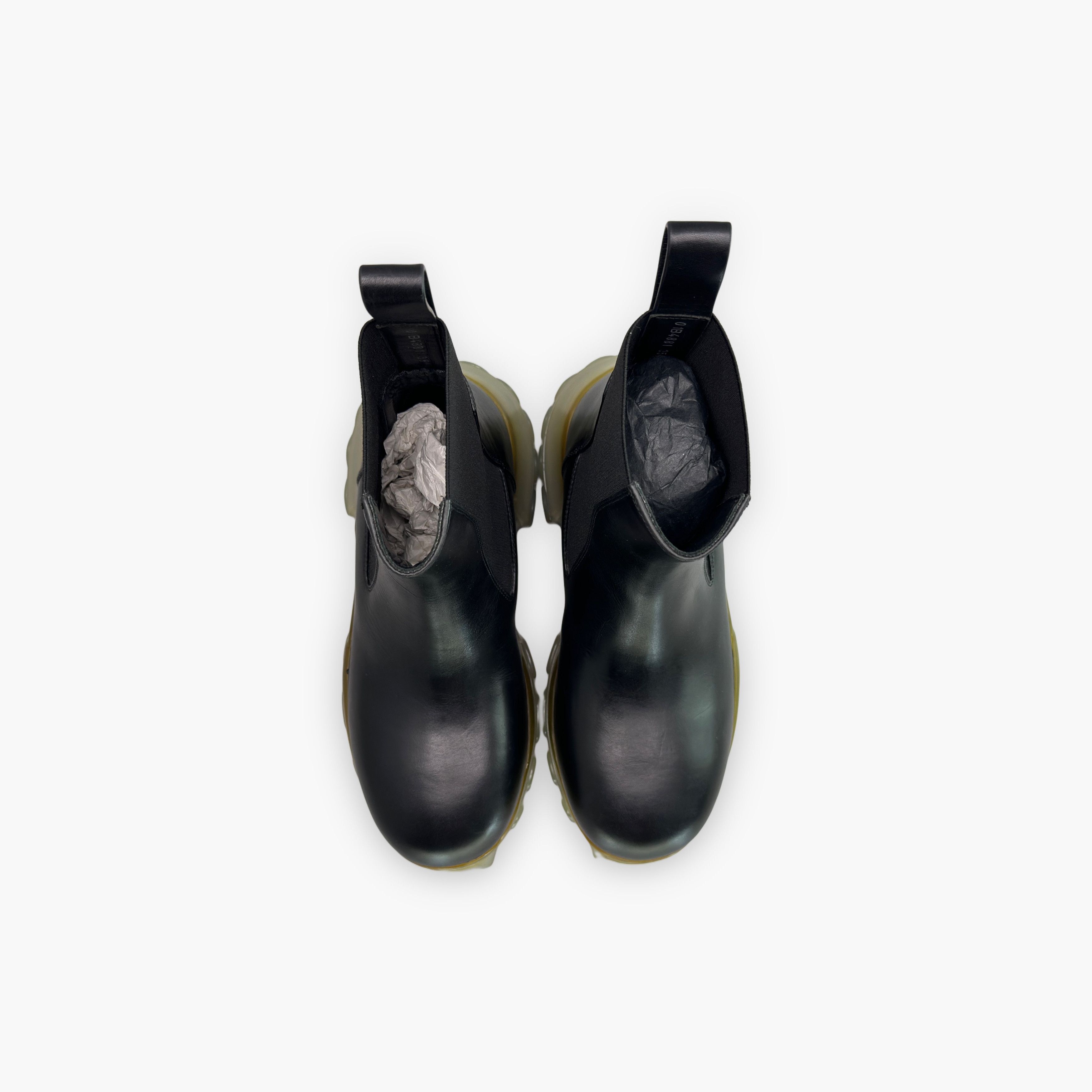 Rick Owens Rick Owens Black Lug Sole Chelsea Boots Size 35 Size US 5 / IT 35 - 9 Thumbnail