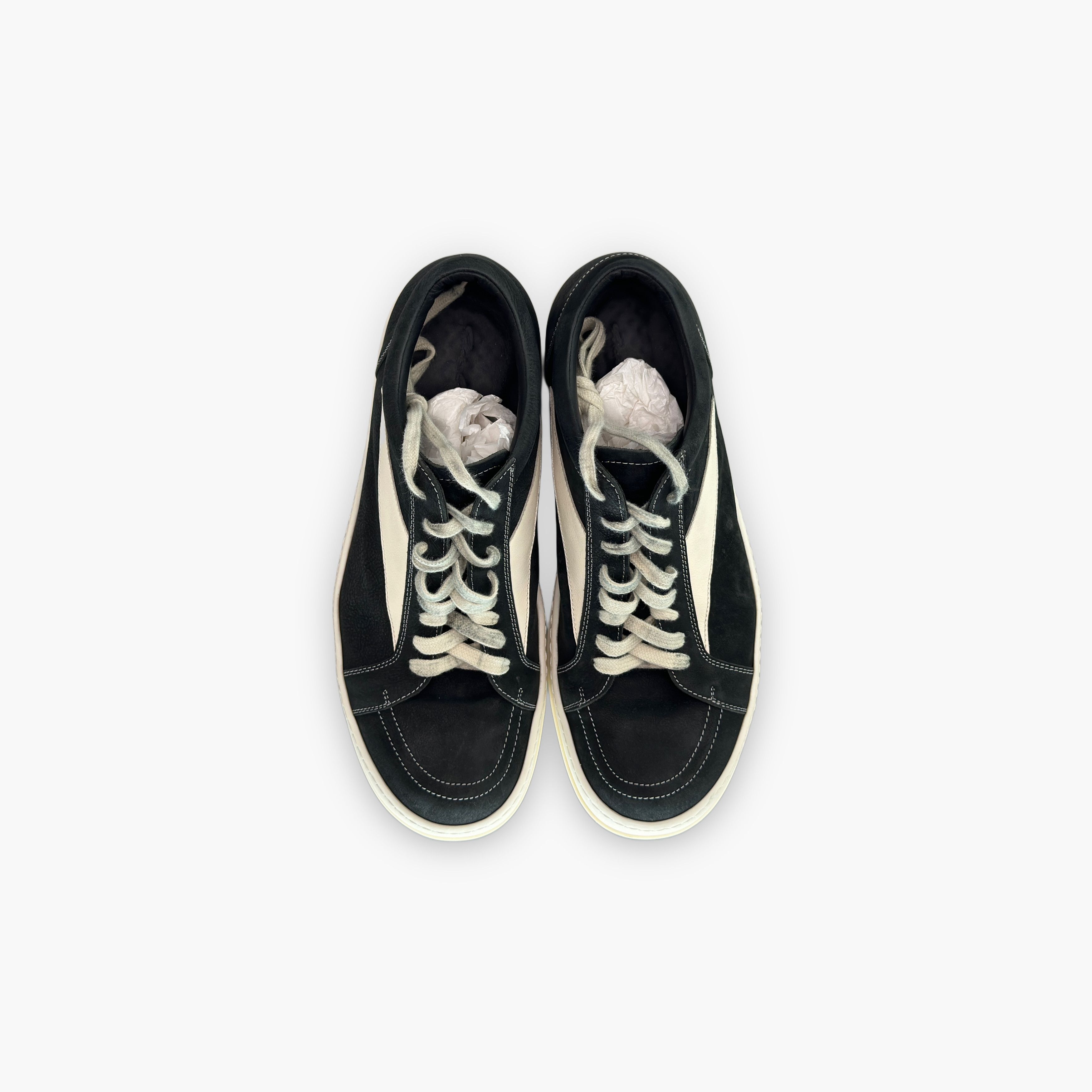 Rick Owens Rick Owens Leather Low-Top Sneakers Size 11 Size US 11 / EU 44 - 9 Thumbnail