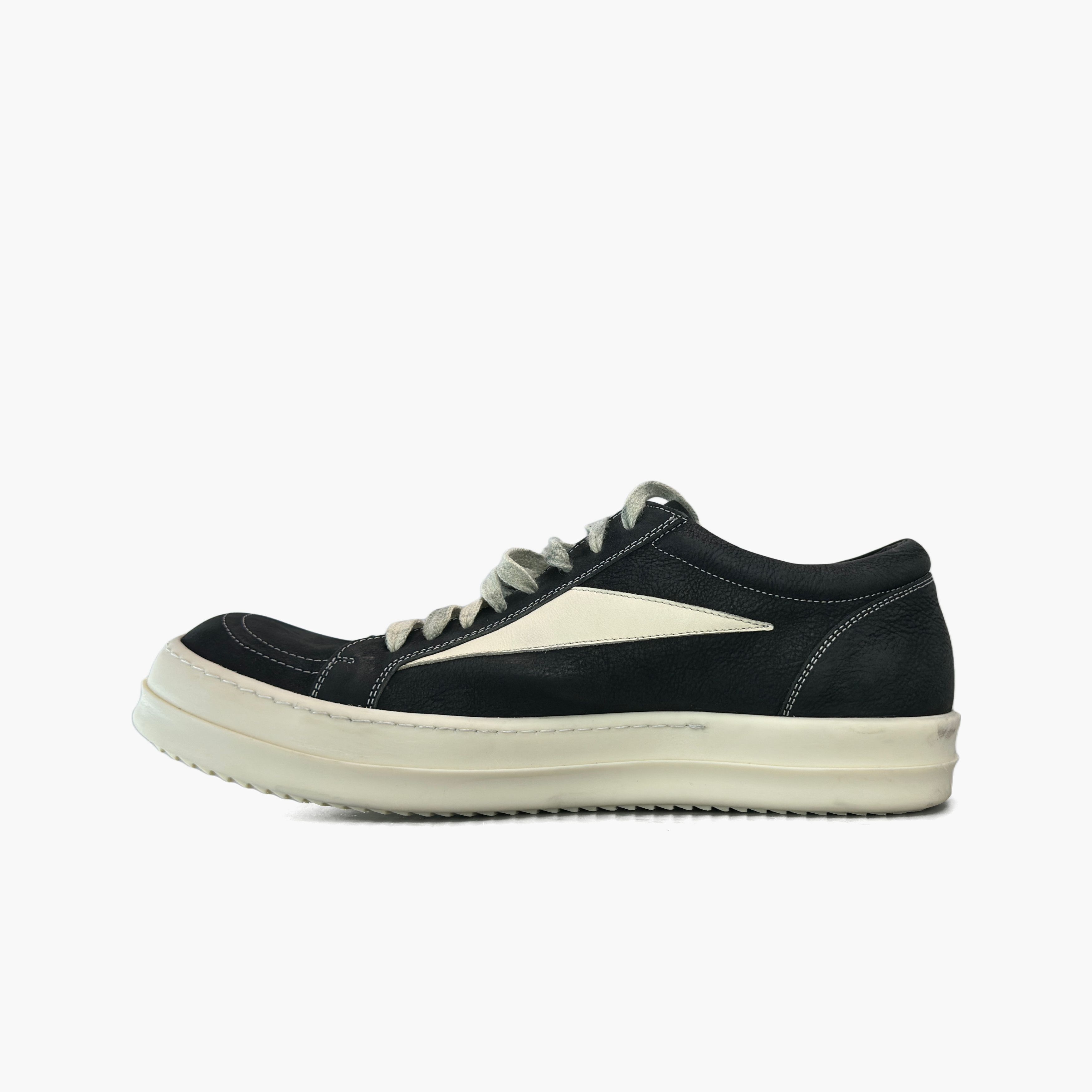 Rick Owens Rick Owens Leather Low-Top Sneakers Size 11 Size US 11 / EU 44 - 3 Thumbnail