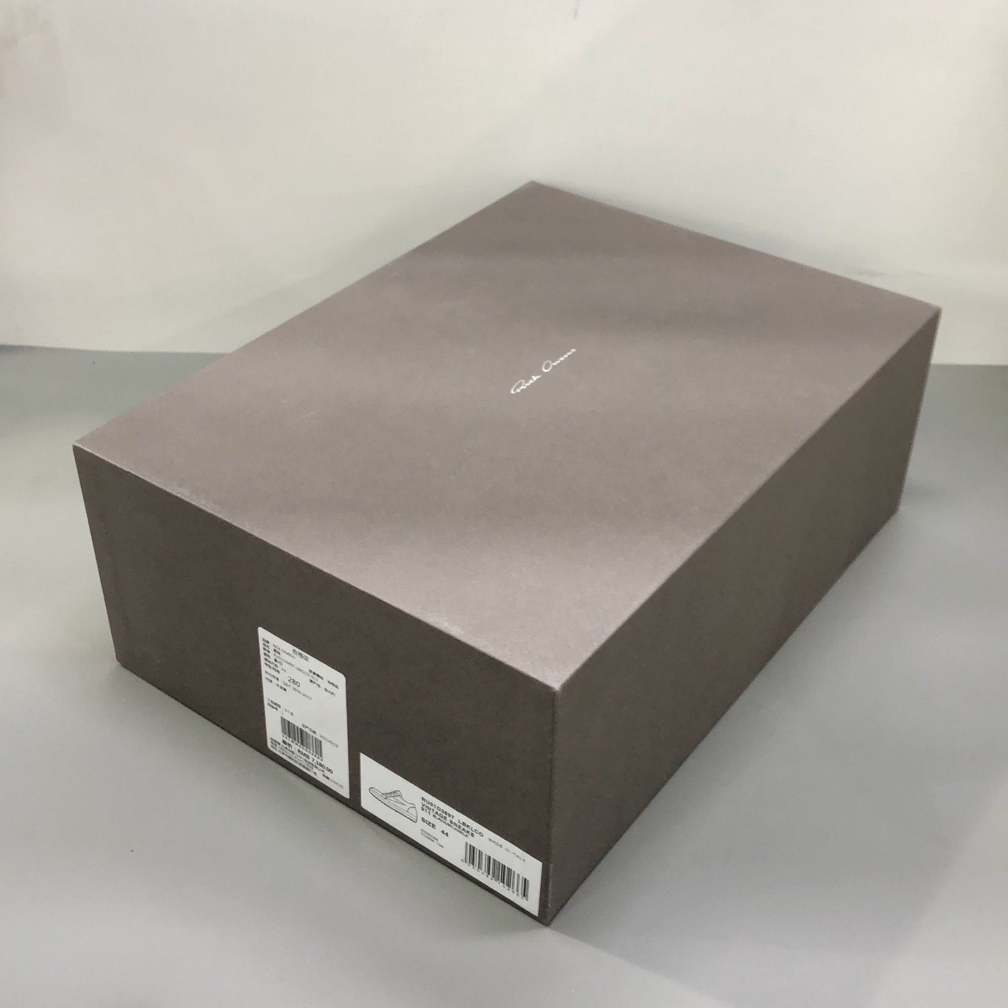 Rick Owens Rick Owens Leather Low-Top Sneakers Size 11 Size US 11 / EU 44 - 11 Thumbnail