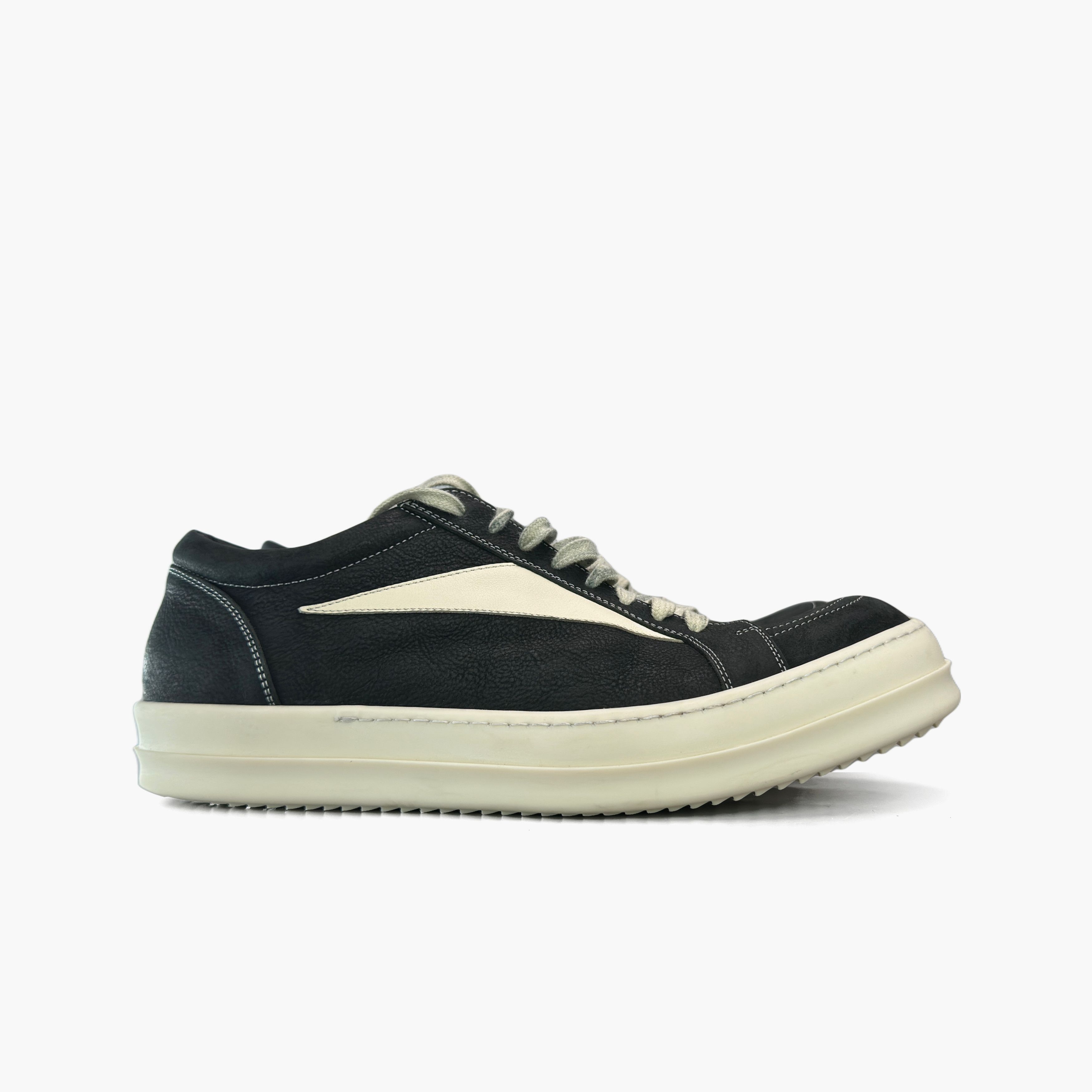 Rick Owens Rick Owens Leather Low-Top Sneakers Size 11 Size US 11 / EU 44 - 4 Thumbnail