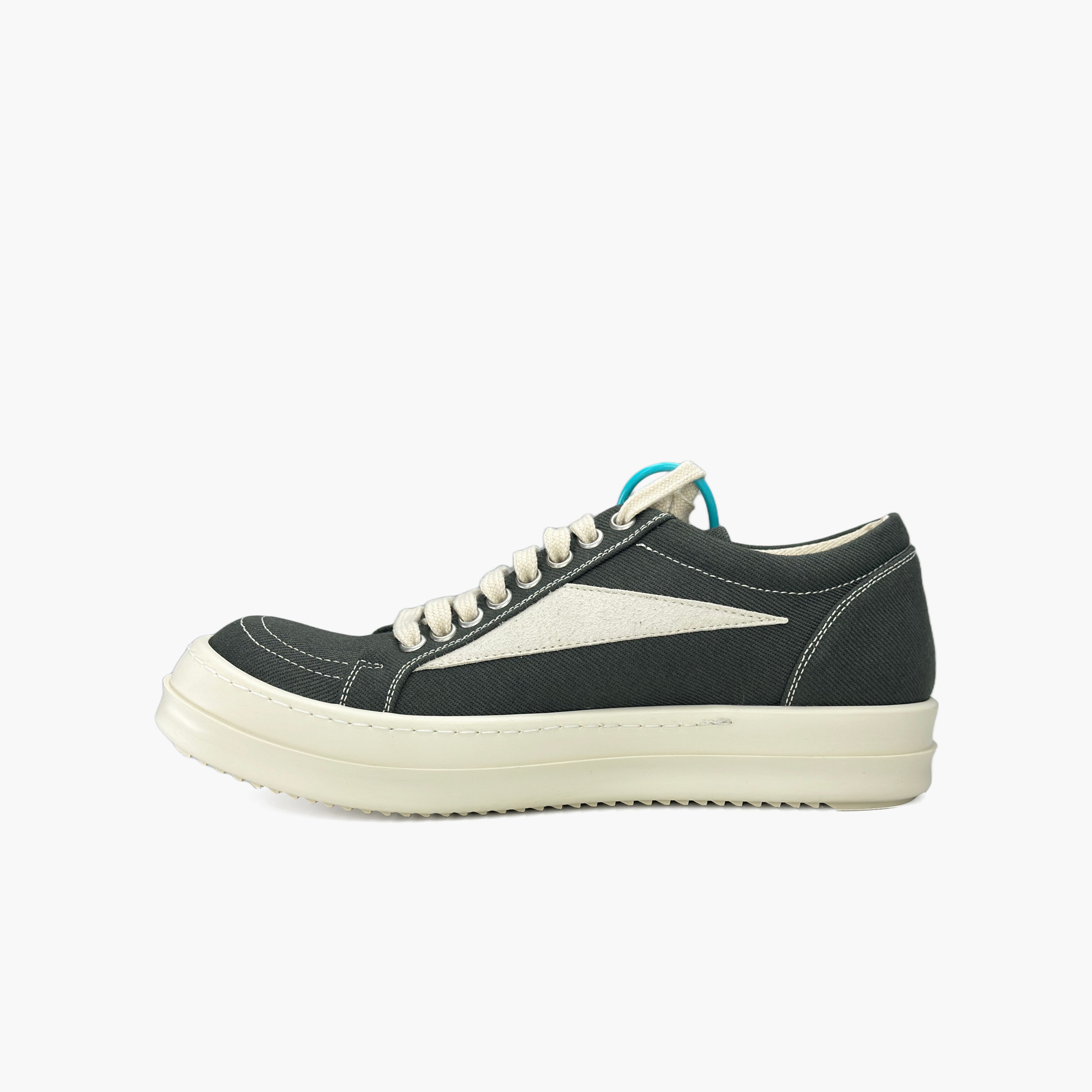 Rick Owens Drkshdw Rick Owens DRKSHDW Canvas Low-Top Sneakers Size 37 Size US 7 / IT 37 - 3 Thumbnail