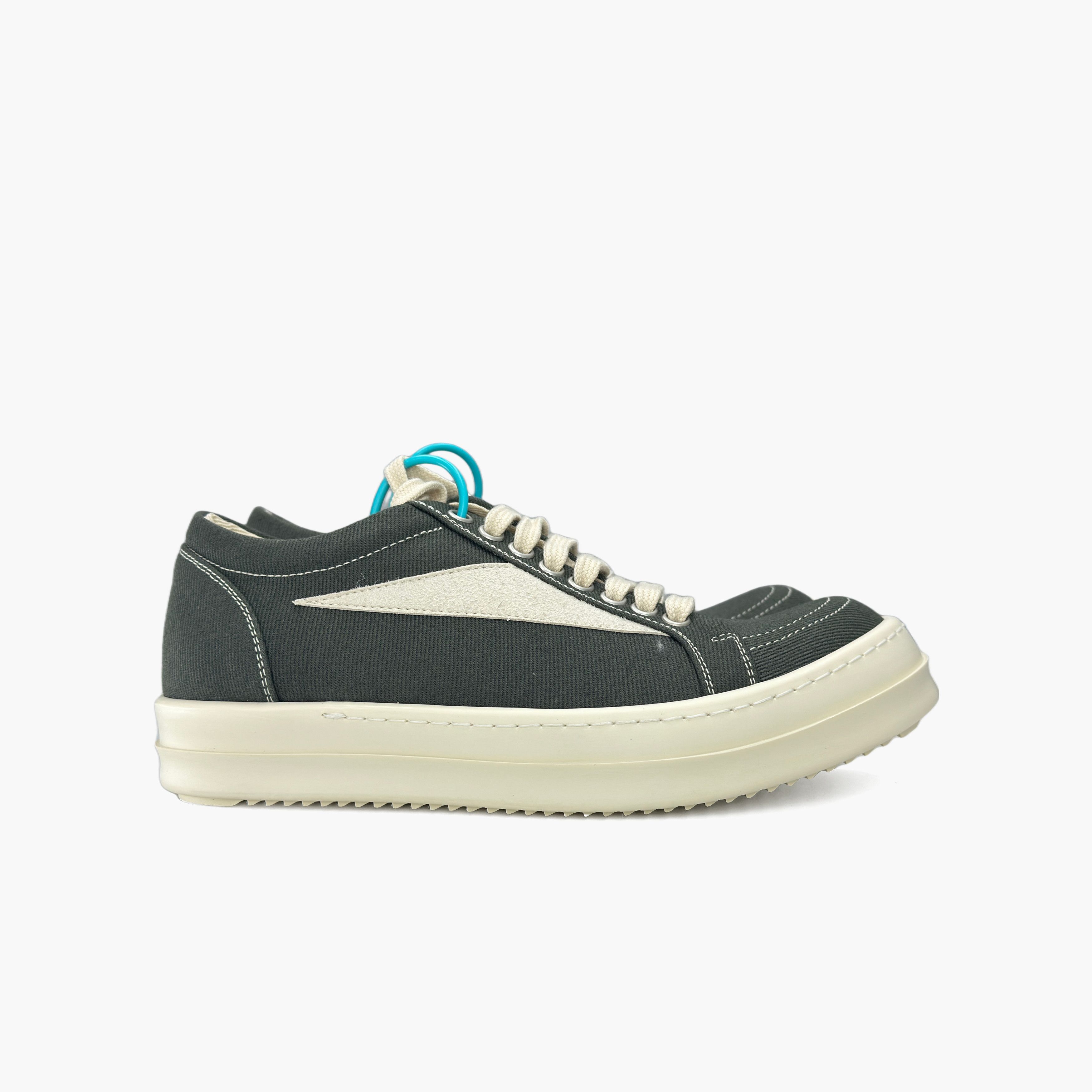 Rick Owens Drkshdw Rick Owens DRKSHDW Canvas Low-Top Sneakers Size 37 Size US 7 / IT 37 - 4 Thumbnail