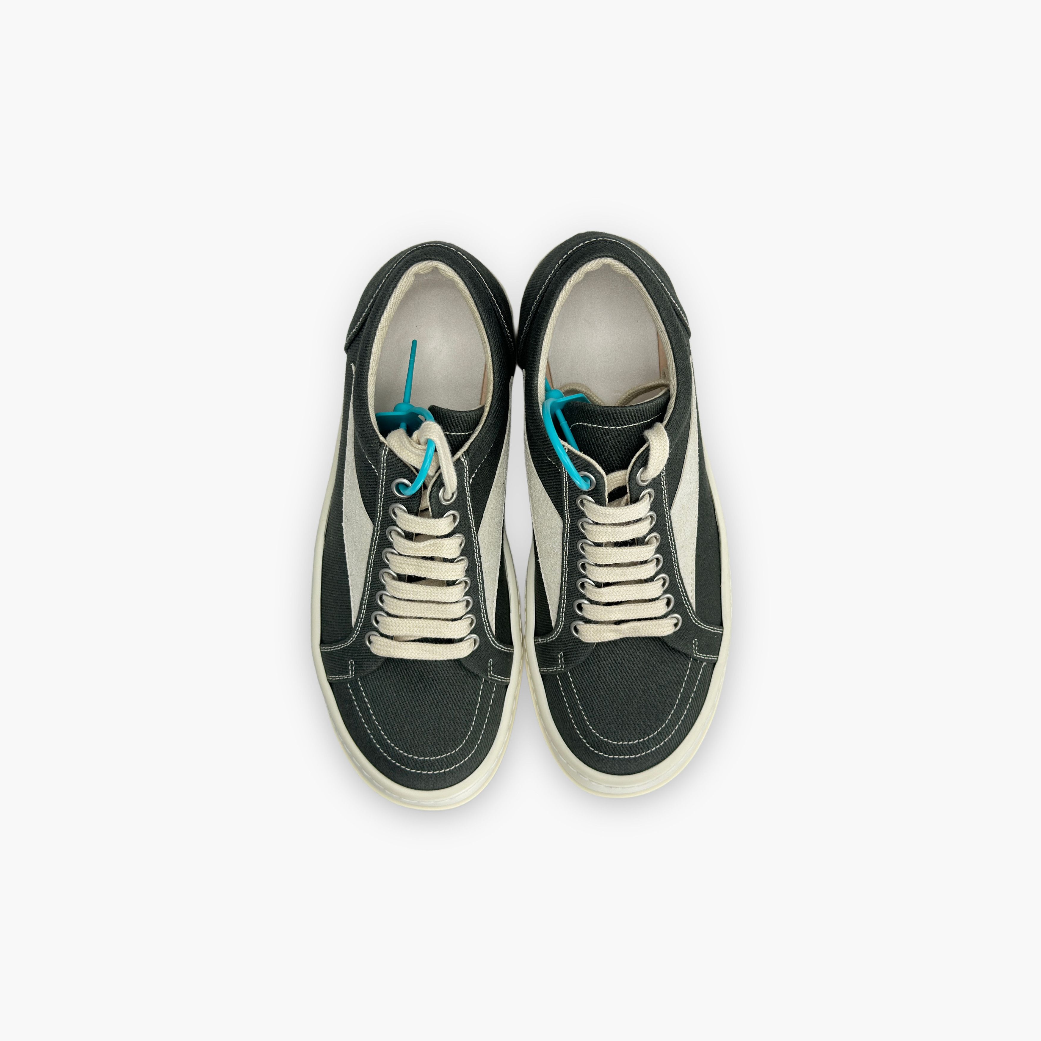 Rick Owens Drkshdw Rick Owens DRKSHDW Canvas Low-Top Sneakers Size 37 Size US 7 / IT 37 - 9 Thumbnail