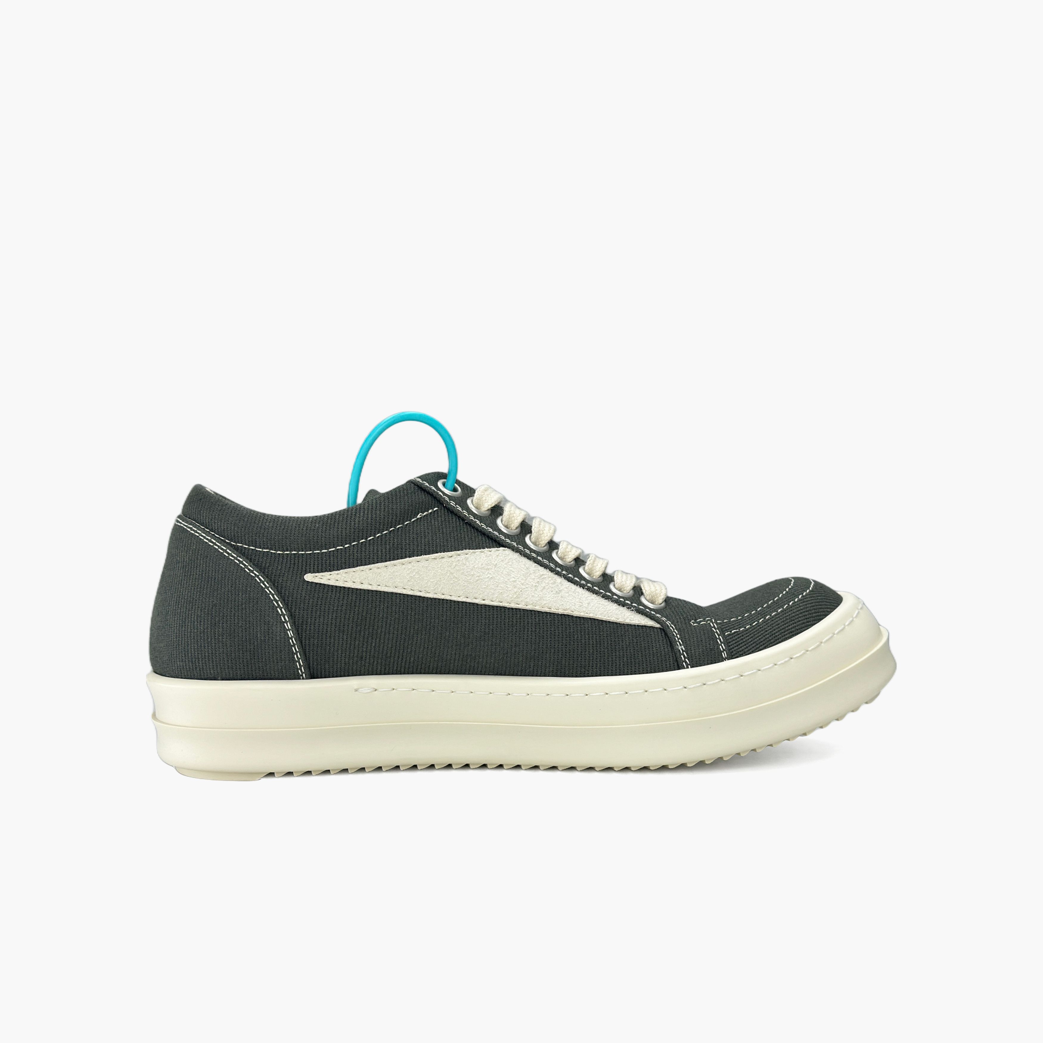 Rick Owens Drkshdw Rick Owens DRKSHDW Canvas Low-Top Sneakers Size 37 Size US 7 / IT 37 - 2 Thumbnail