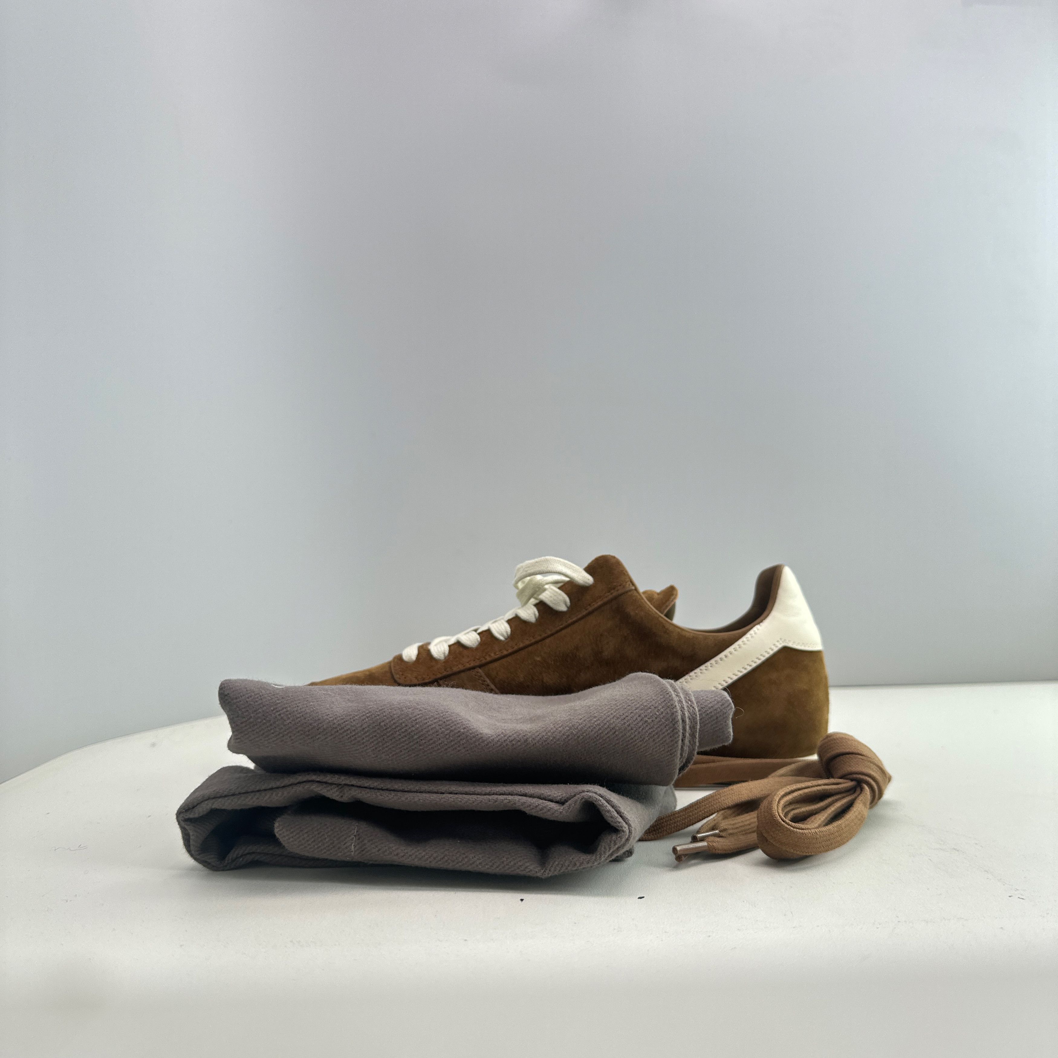 Rick Owens RICK OWENS Suede Mineral Sneakers Size 41.5 Size US 8.5 / EU 41-42 - 10 Thumbnail