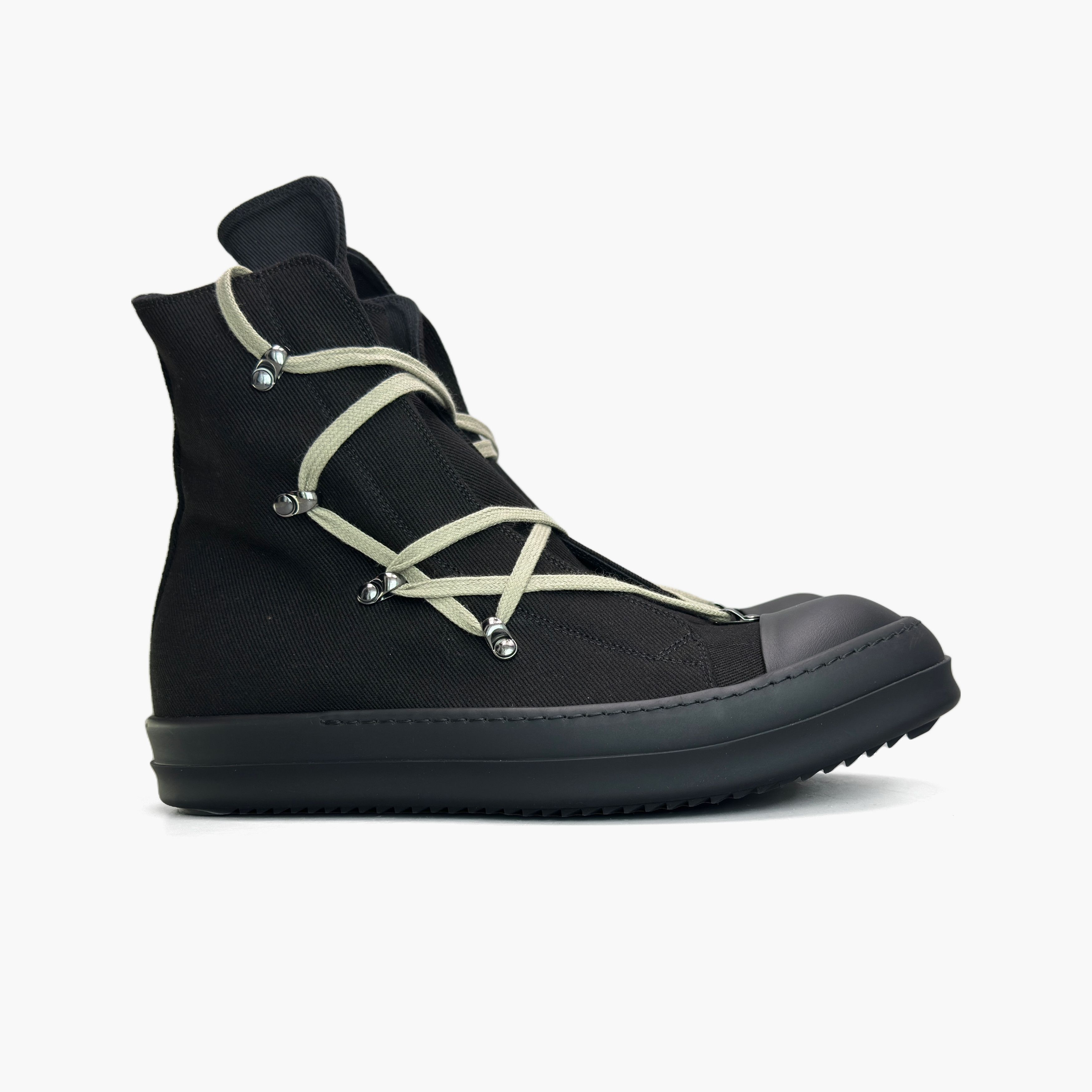 Rick Owens Drkshdw Rick Owens DRKSHDW Canvas Hi-Top Sneakers Size 43 Size US 10 / EU 43 - 4 Thumbnail