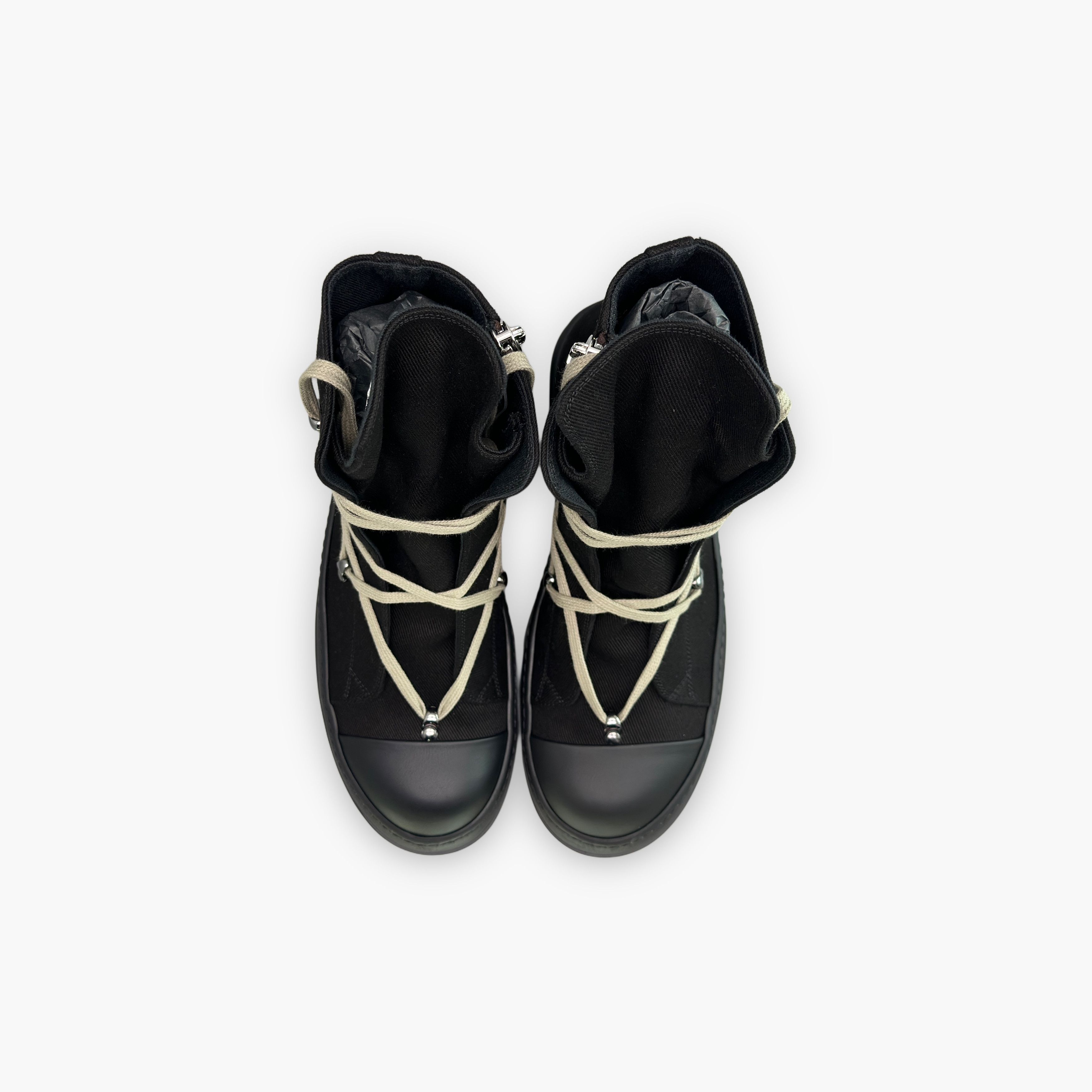 Rick Owens Drkshdw Rick Owens DRKSHDW Canvas Hi-Top Sneakers Size 43 Size US 10 / EU 43 - 9 Thumbnail