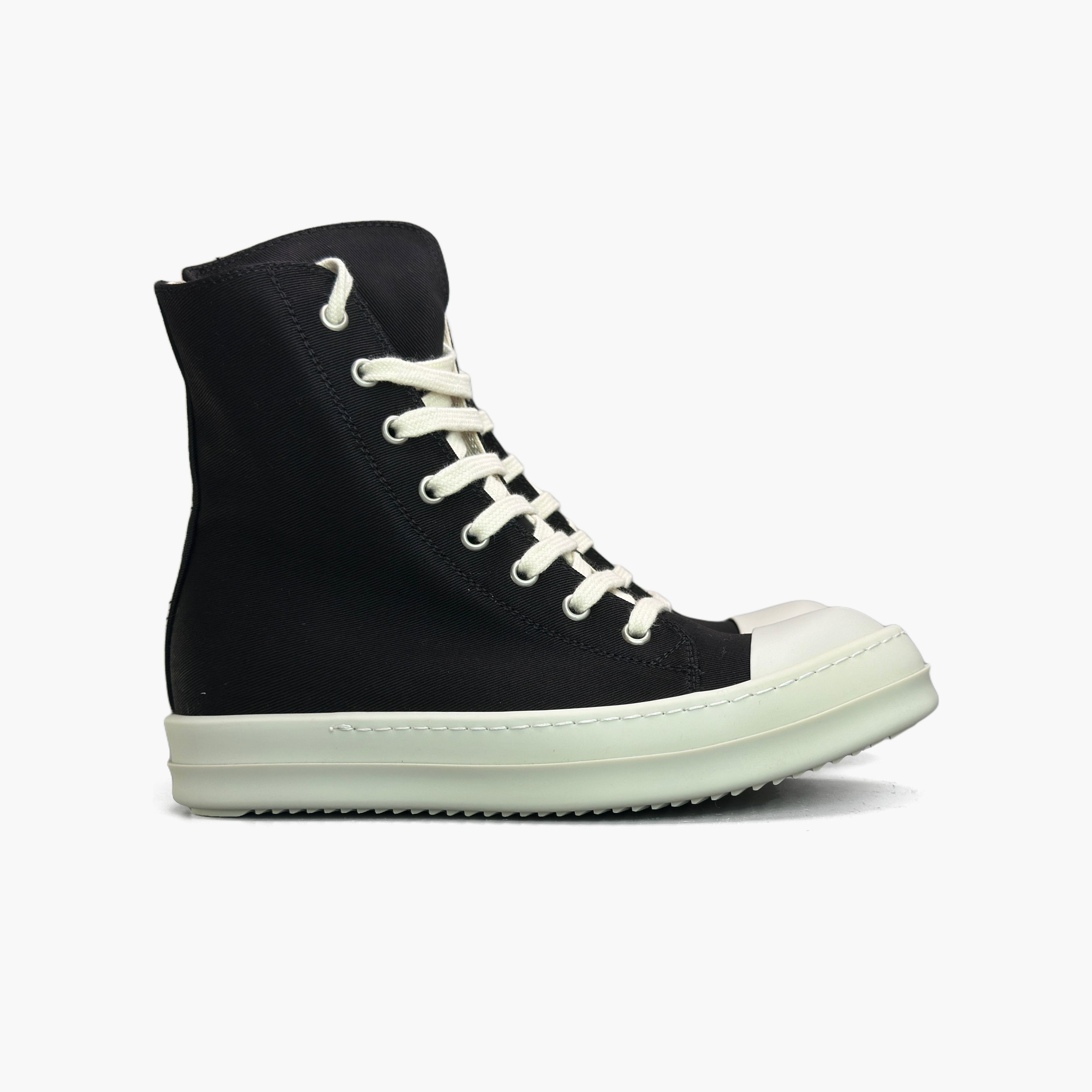 Rick Owens Drkshdw Rick Owens DRKSHDW Canvas High-Top Sneakers Size 36 Size US 6 / IT 36 - 4 Thumbnail