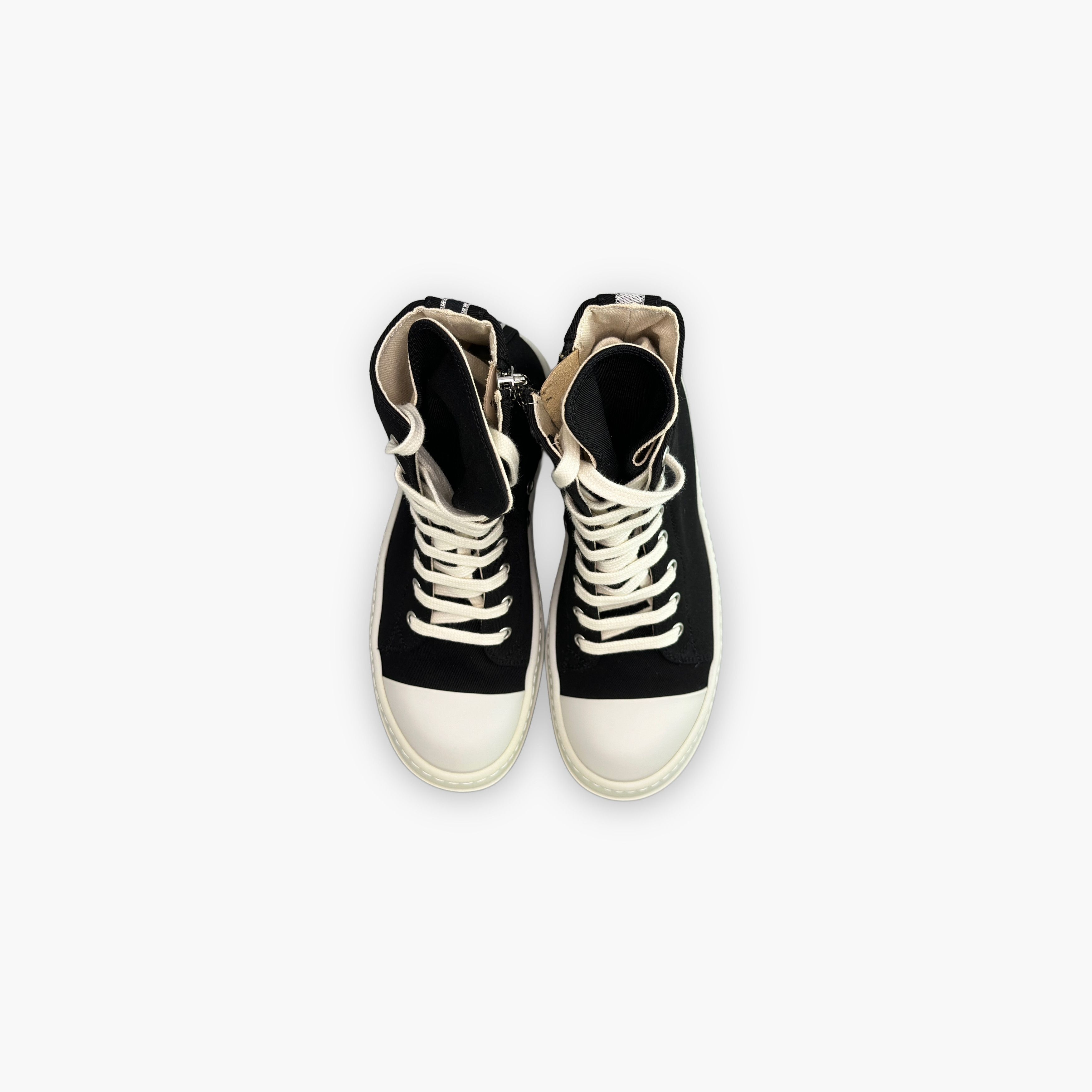 Rick Owens Drkshdw Rick Owens DRKSHDW Canvas High-Top Sneakers Size 36 Size US 6 / IT 36 - 9 Thumbnail
