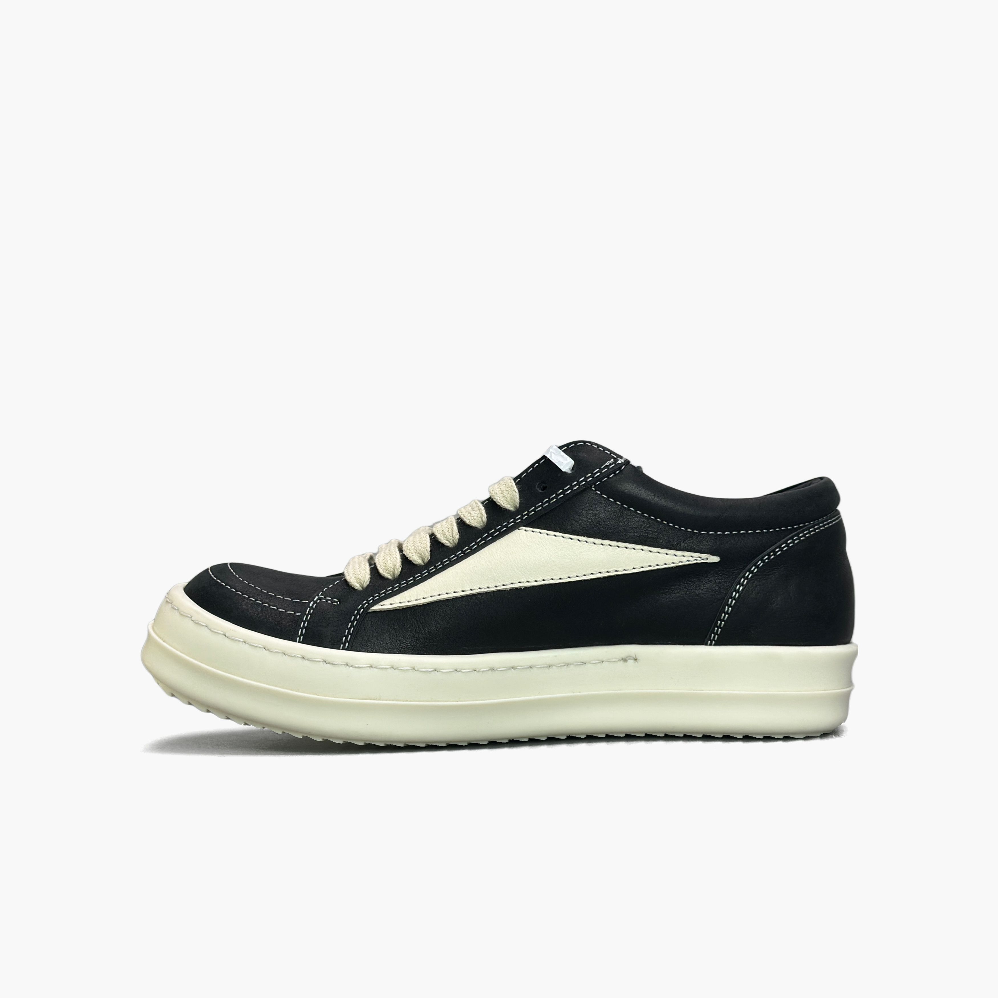 Rick Owens Rick Owens Leather Low-Top Sneakers Size 36.5 Size US 6.5 / IT 36.5 - 3 Thumbnail