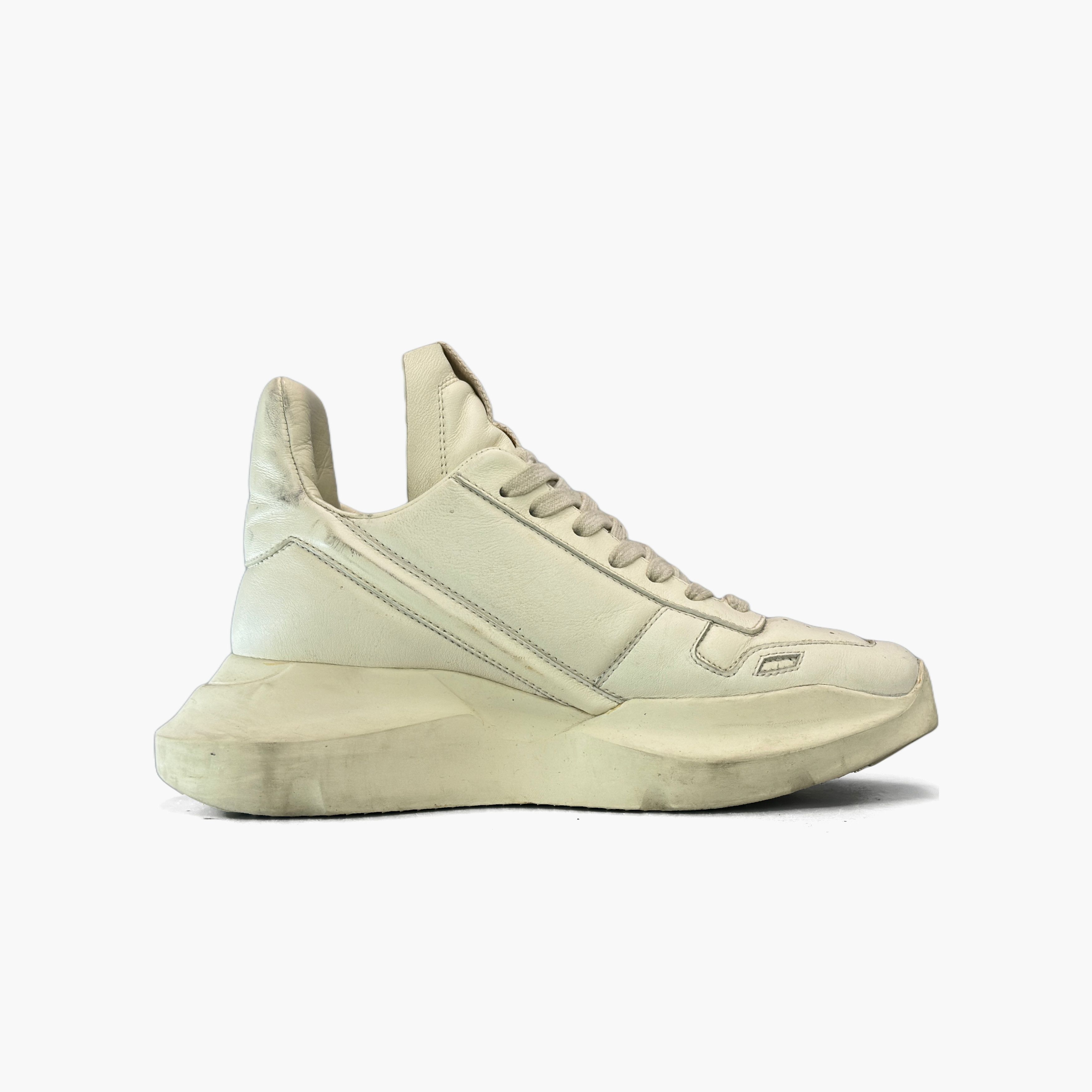 Rick Owens Rick Owens Leather Low-Top Sneakers Size 36 Size US 6 / IT 36 - 2 Thumbnail
