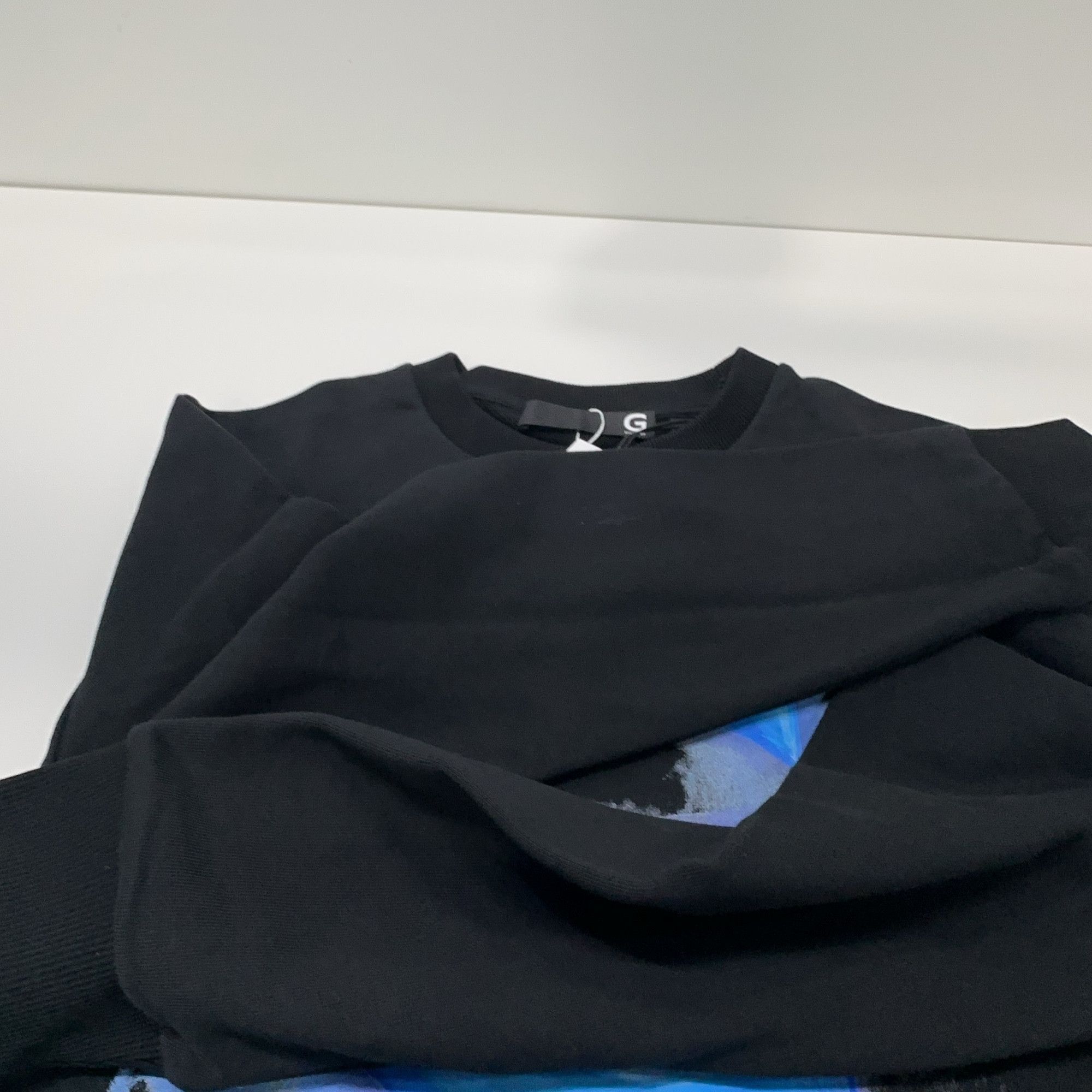 Givenchy Givenchy Brush Logo Sweatshirt Black M Size US M / EU 48-50 / 2 - 9 Thumbnail