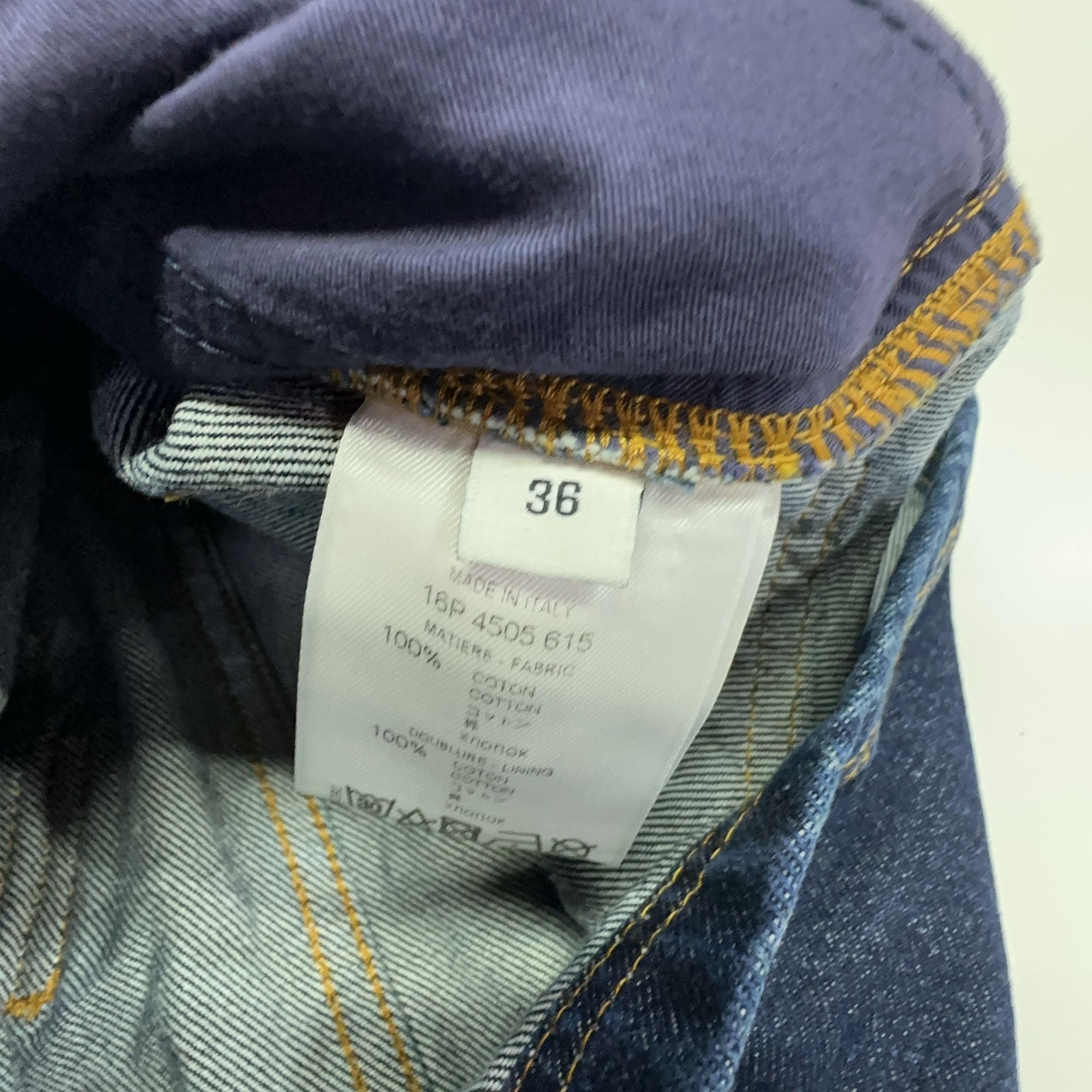 Givenchy Givenchy Denim Mini Skirt Size 36 Size 26" / US 2 / IT 38 - 3 Thumbnail