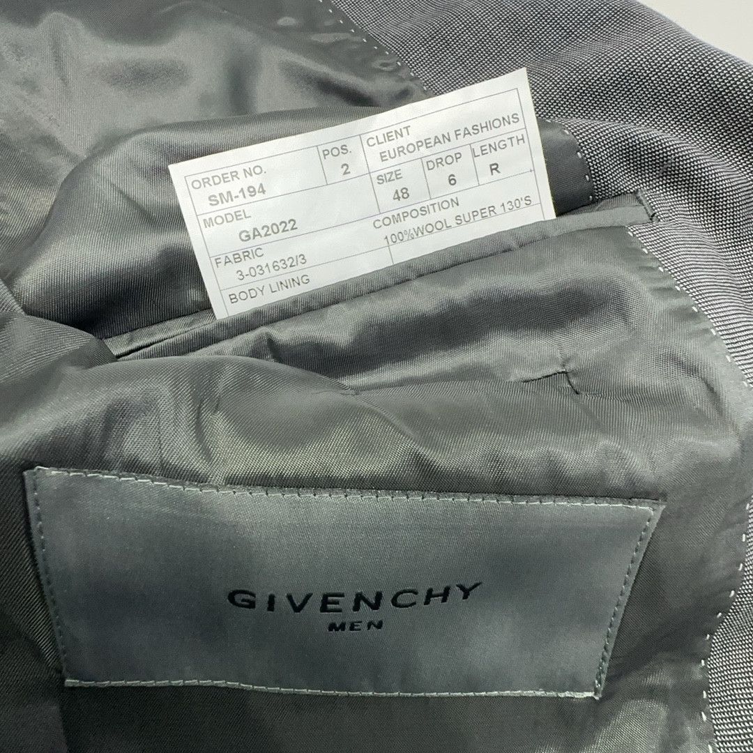Givenchy Givenchy Gray Wool Blazer Size 38R Size 38R - 3 Thumbnail