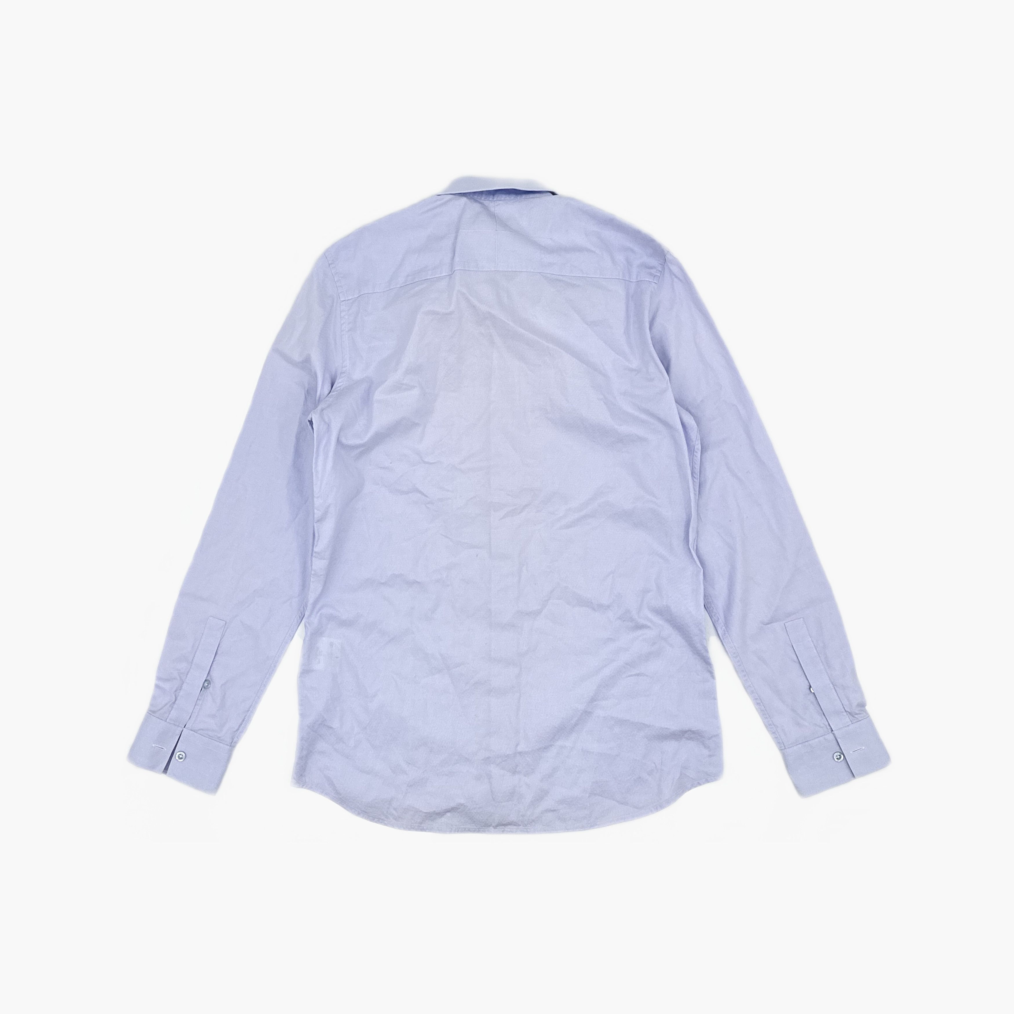 Givenchy Givenchy Graphic Embroidery Button Up Shirt Blue Size M Size US XXS / EU 40 - 2 Thumbnail