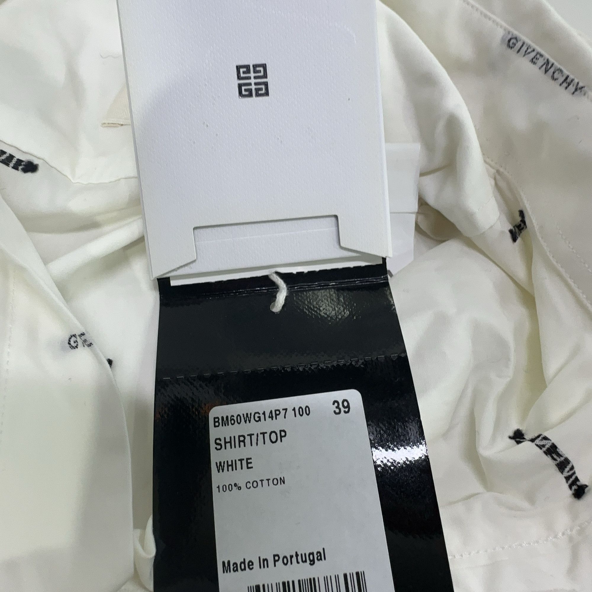 Givenchy Givenchy All-Over Logo Print Button Up Shirt Size 39 Size US M / EU 48-50 / 2 - 5 Thumbnail