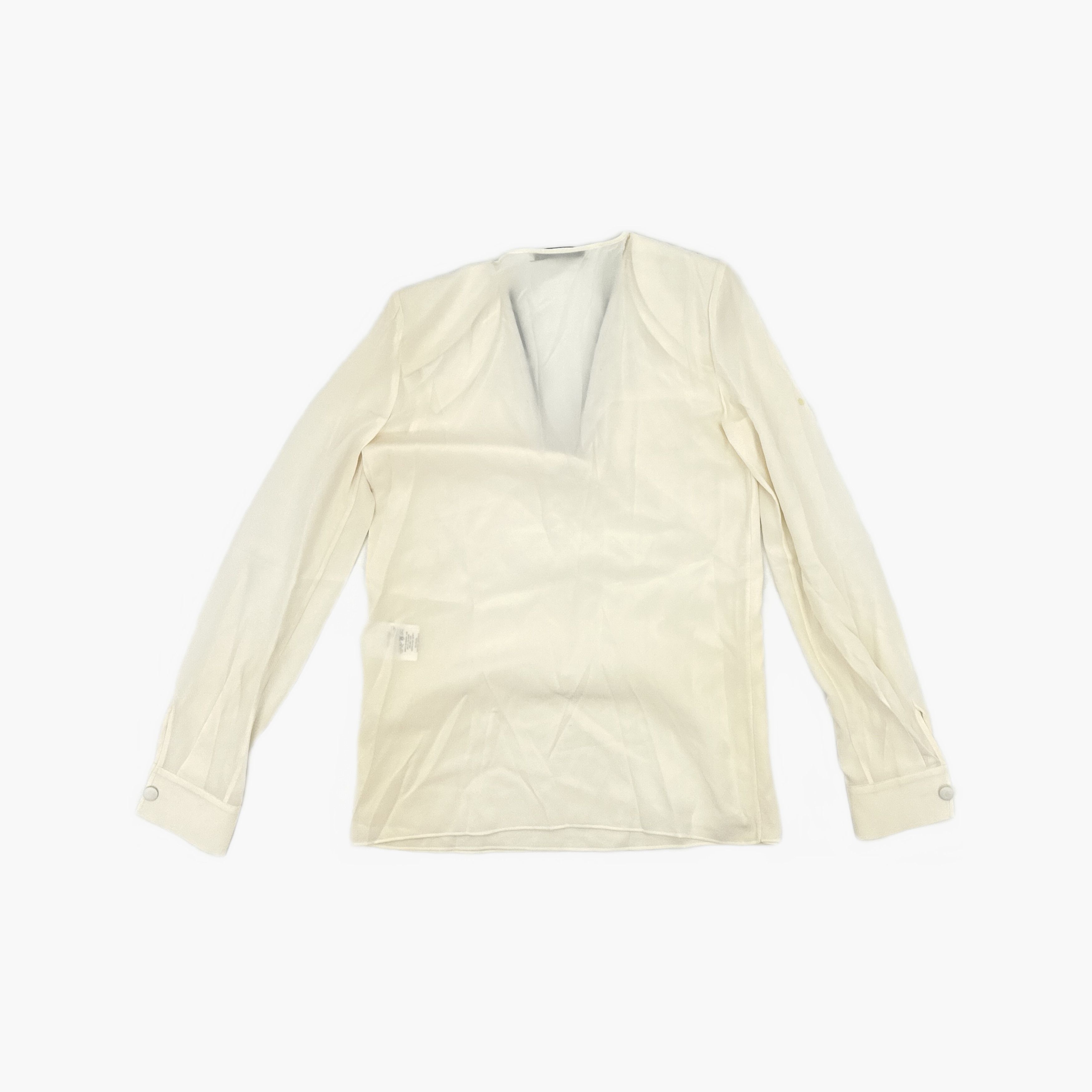 Givenchy Givenchy Contrast Collar Silk Blouse Size 36 Size XS / US 0-2 / IT 36-38 - 2 Thumbnail