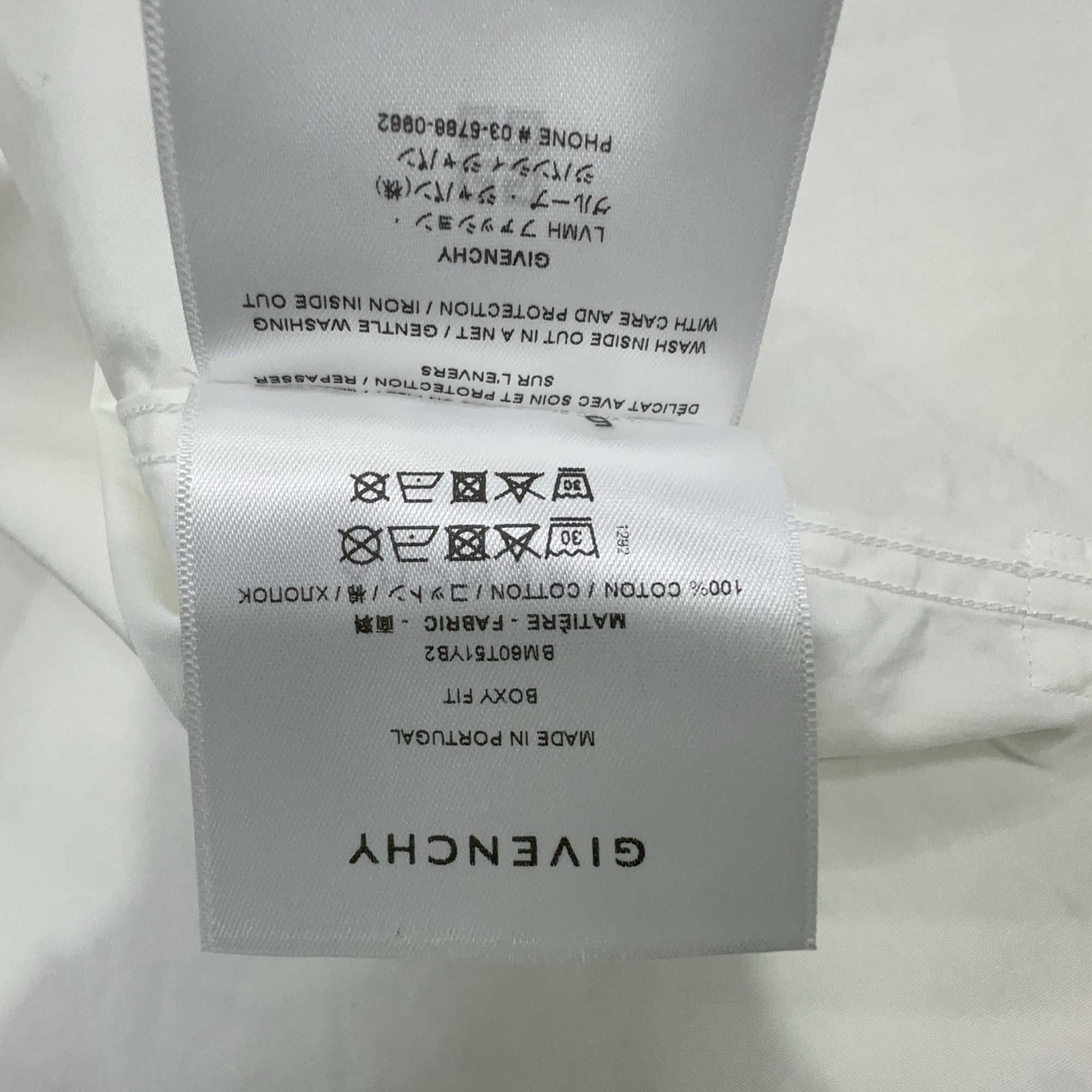 Givenchy Givenchy Logo Print Short Sleeve Shirt Size M Size US M / EU 48-50 / 2 - 5 Thumbnail