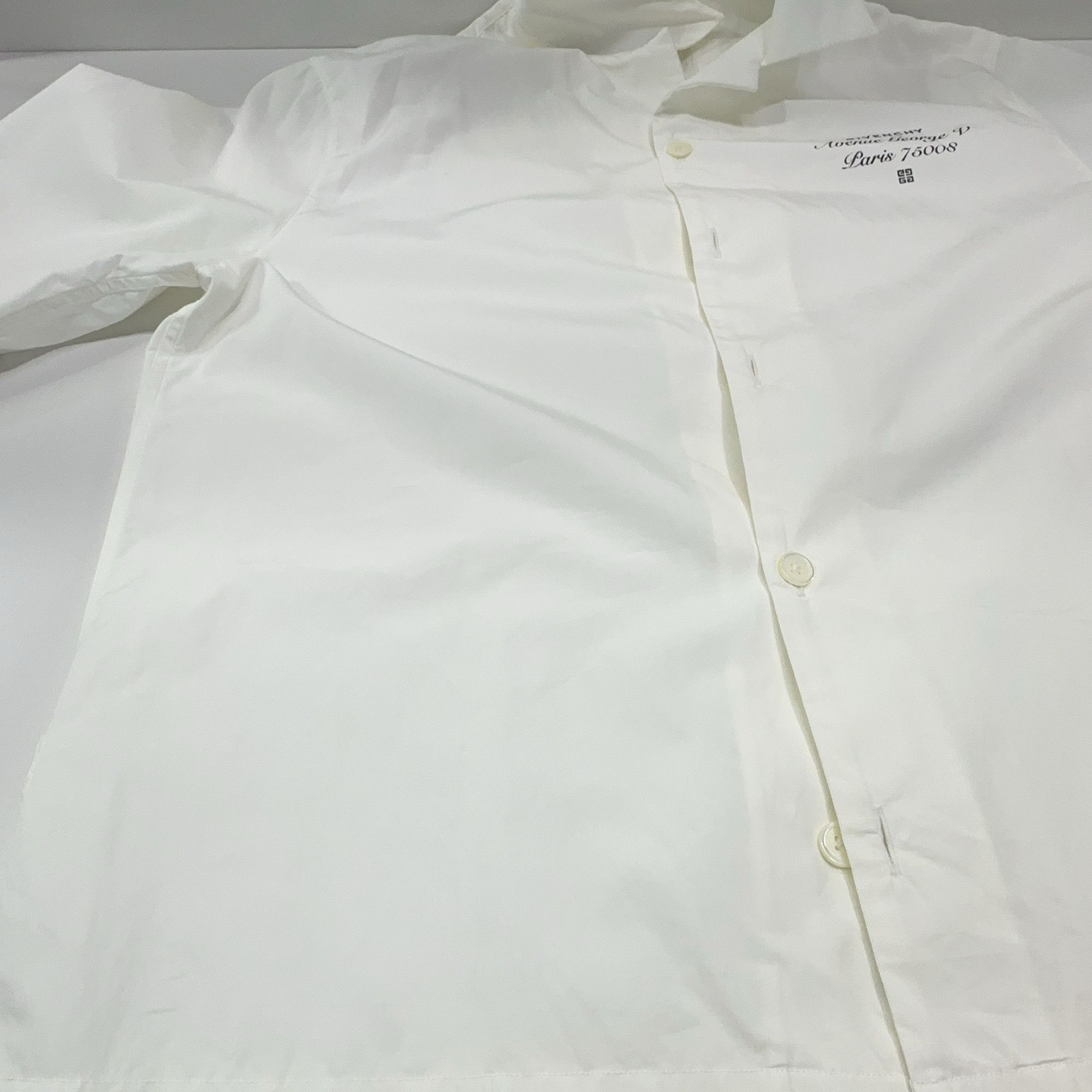 Givenchy Givenchy Logo Print Short Sleeve Shirt Size M Size US M / EU 48-50 / 2 - 8 Thumbnail