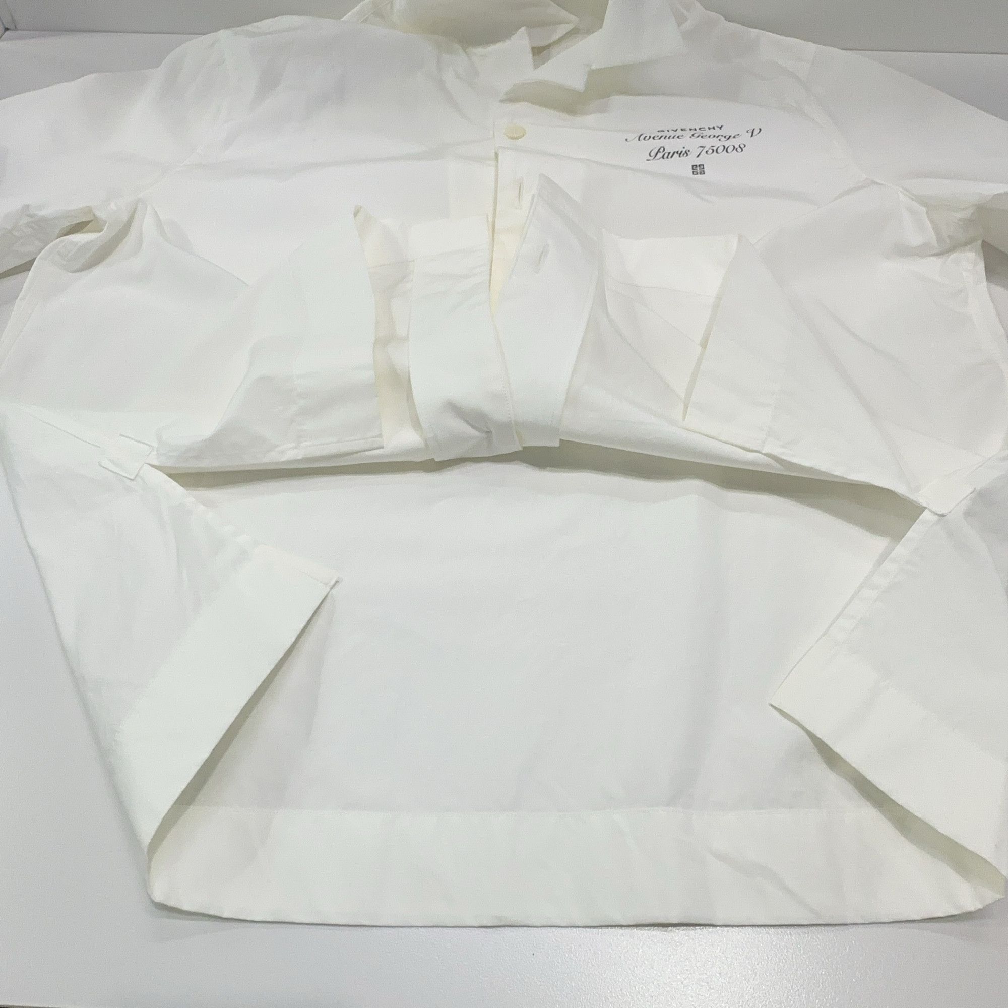 Givenchy Givenchy Logo Print Short Sleeve Shirt Size M Size US M / EU 48-50 / 2 - 10 Thumbnail