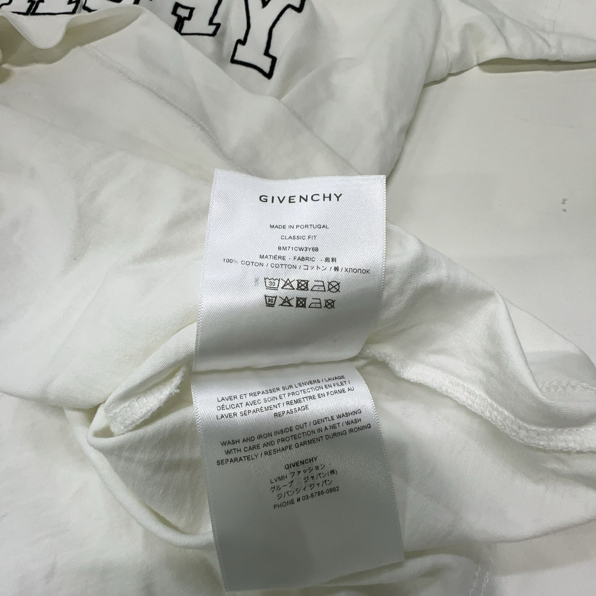 Givenchy Givenchy Logo Embroidery T-Shirt Size M Size US M / EU 48-50 / 2 - 6 Thumbnail