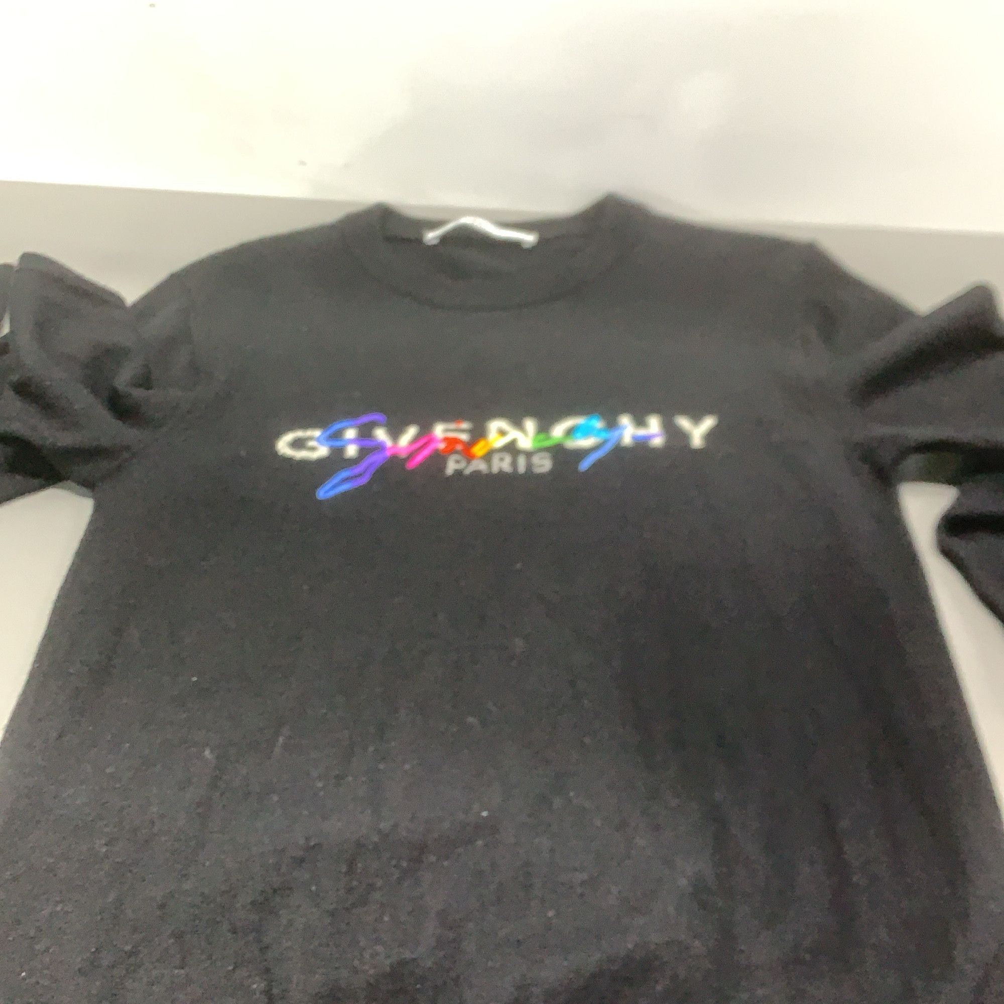 Givenchy Givenchy Multi-Color Logo Wool Sweater Size XS Size US XS / EU 42 / 0 - 8 Thumbnail