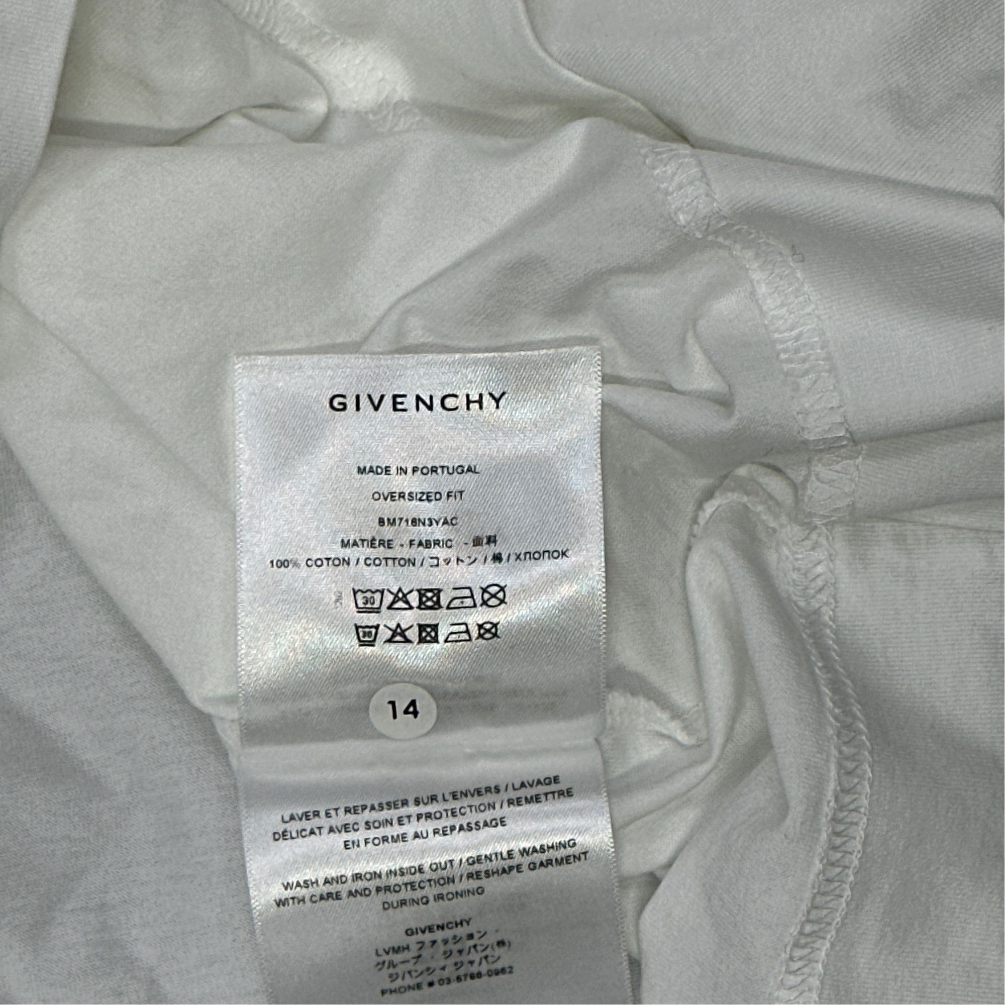 Givenchy Givenchy Logo T-Shirt Size S Size US S / EU 44-46 / 1 - 2 Thumbnail