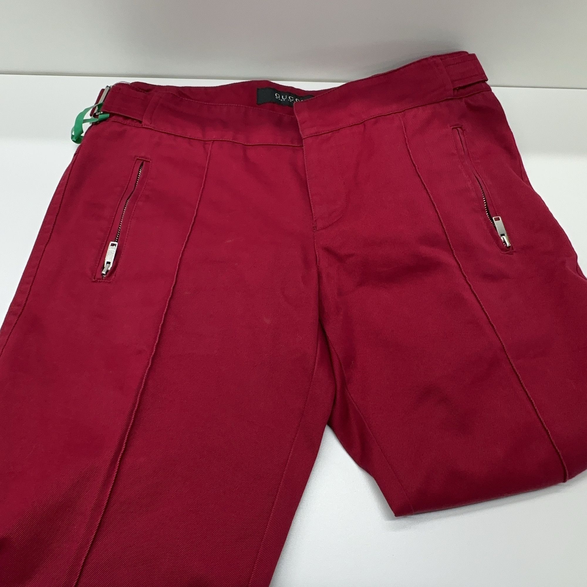 Gucci Gucci Red Adjustable Waist Pants Size 50 Size 36" / US 14 / IT 50 - 7 Thumbnail