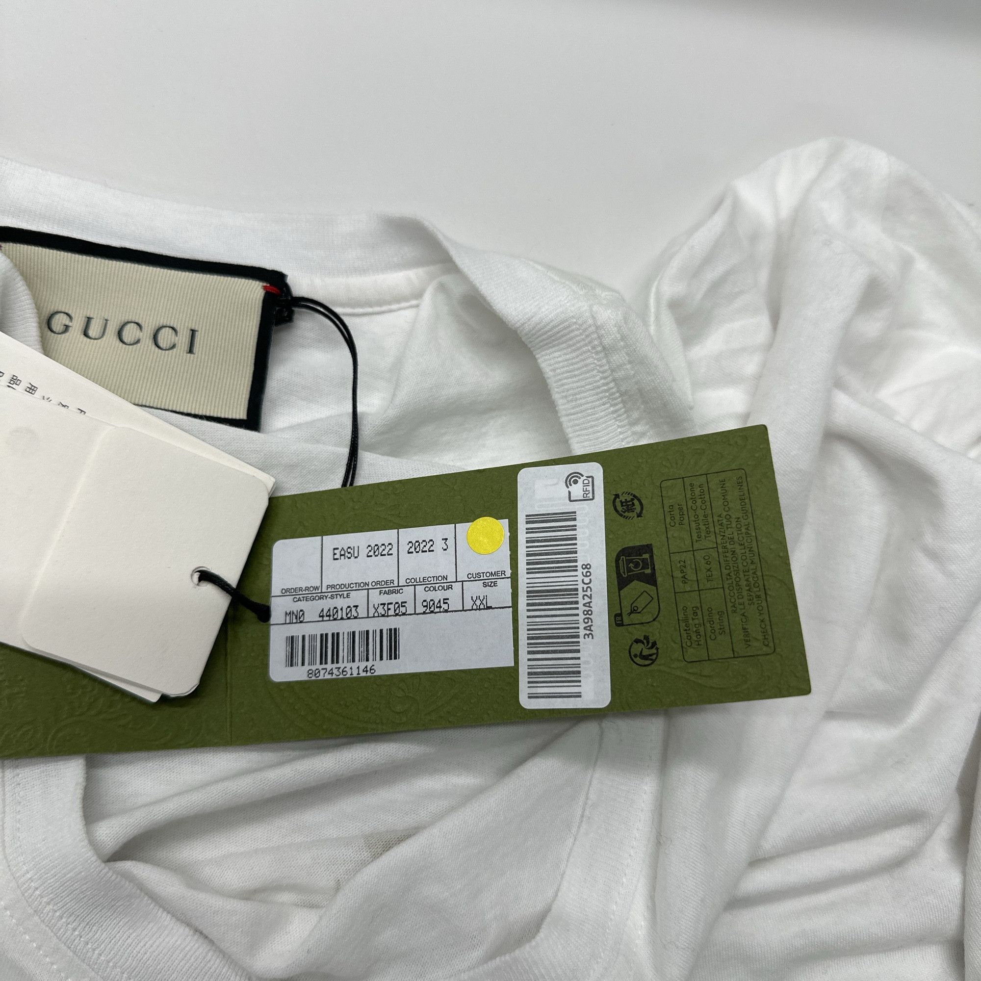 Gucci Gucci Logo Web Stripe T-Shirt Size XXL Size US XXL / EU 58 / 5 - 4 Thumbnail