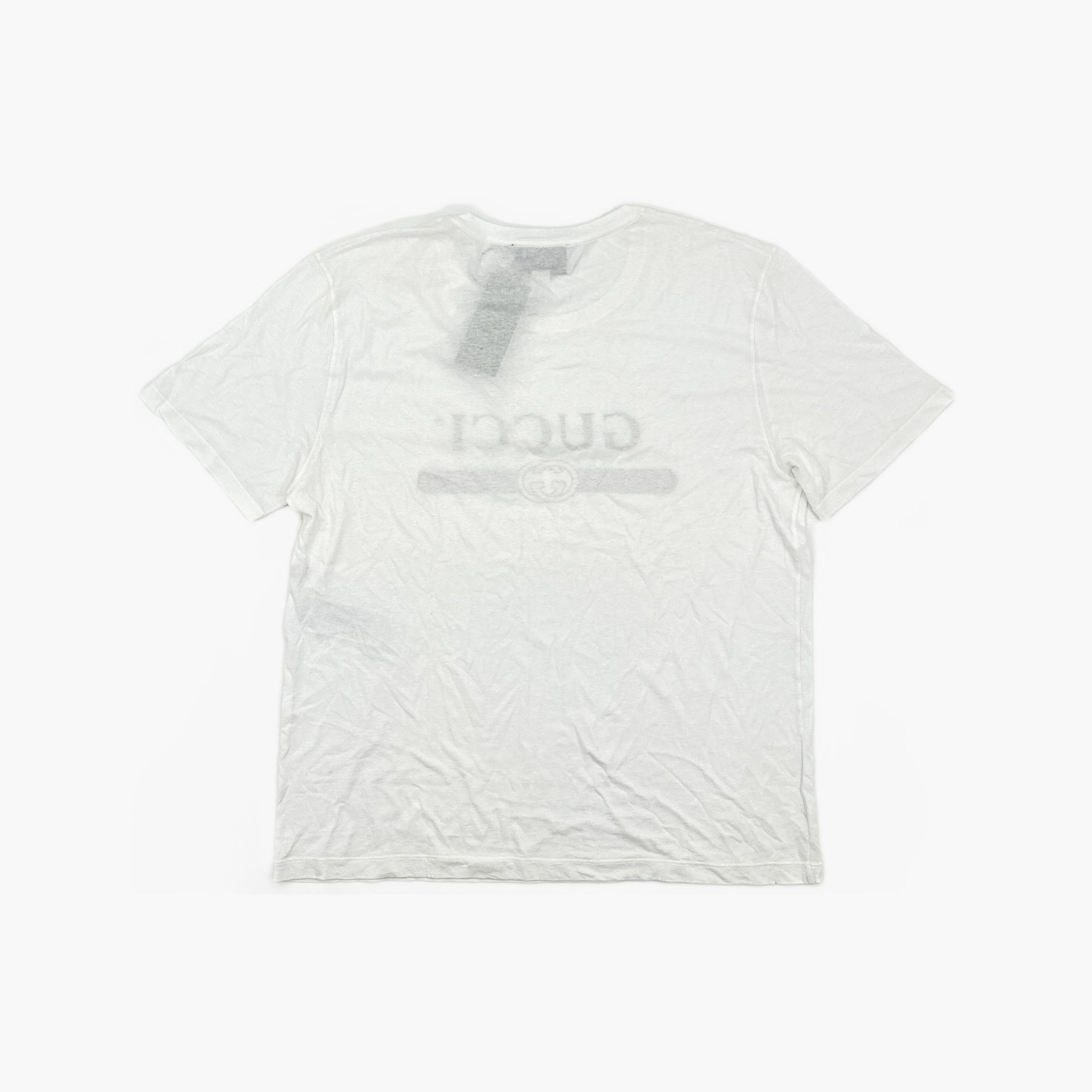 Gucci Gucci Logo Web Stripe T-Shirt Size XXXL Size US XXL / EU 58 / 5 - 2 Thumbnail