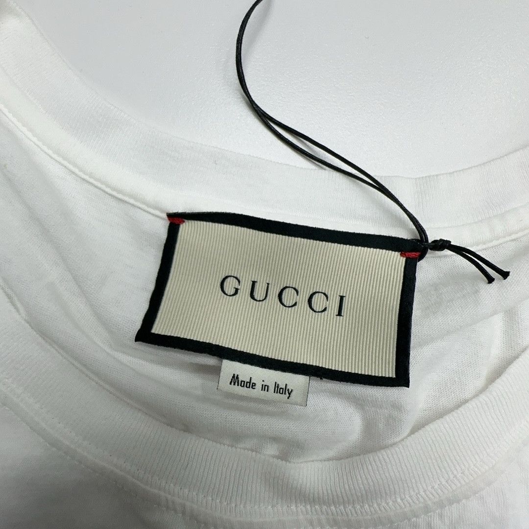 Gucci Gucci Logo Web Stripe T-Shirt Size XXXL Size US XXL / EU 58 / 5 - 3 Thumbnail