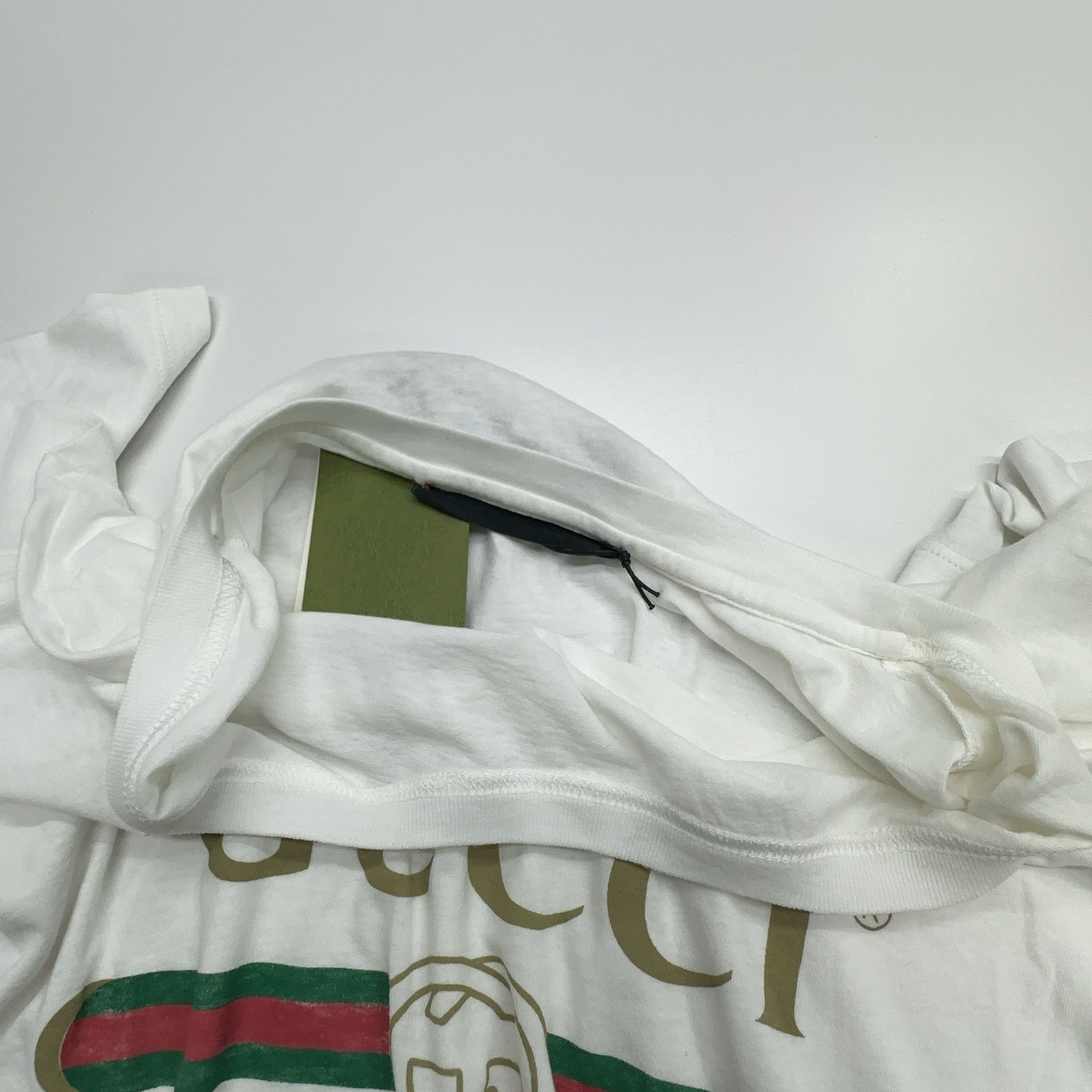 Gucci Gucci Logo Web Stripe T-Shirt Size XXXL Size US XXL / EU 58 / 5 - 6 Thumbnail