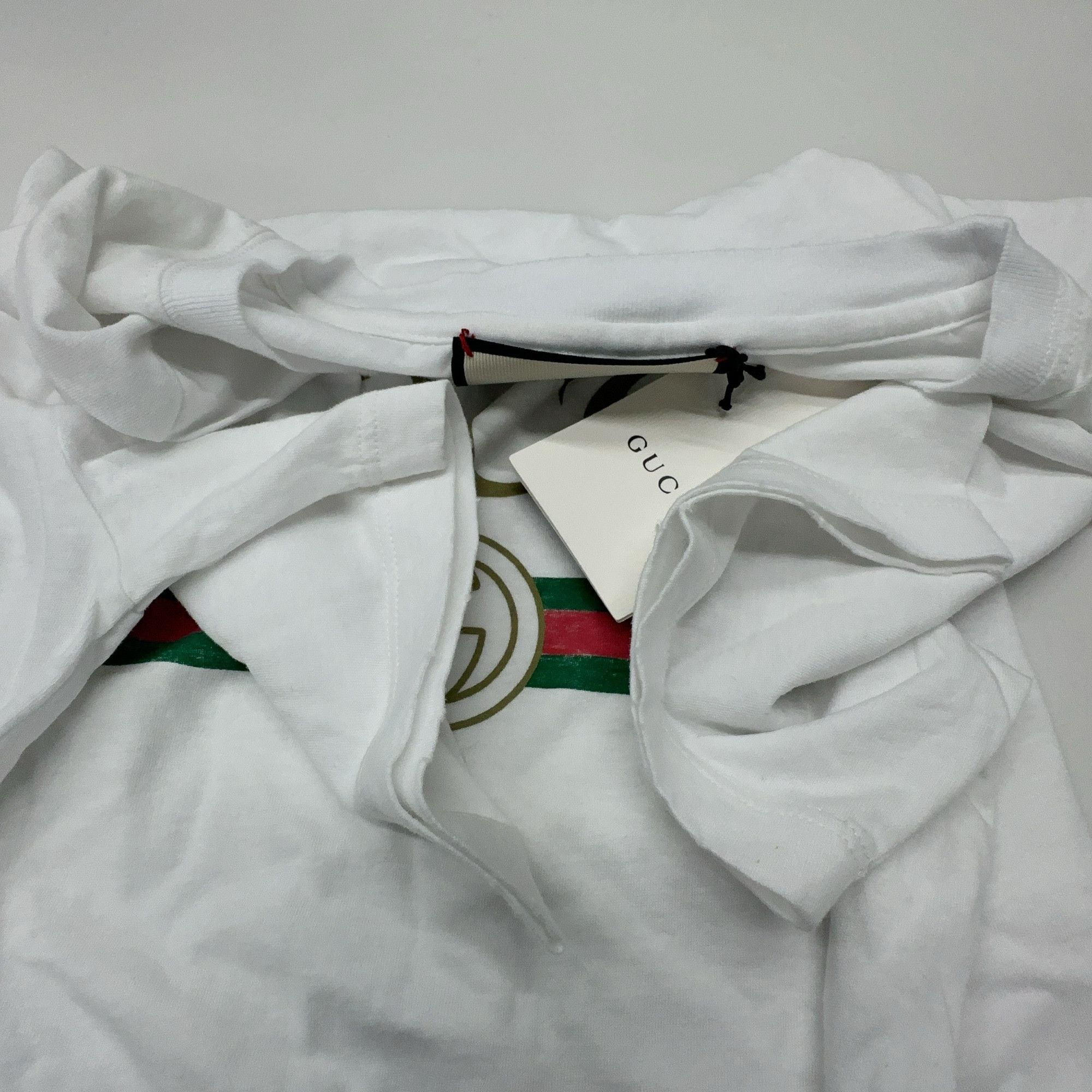 Gucci Gucci Logo Print Short Sleeve T-Shirt Size L Size US L / EU 52-54 / 3 - 11 Thumbnail