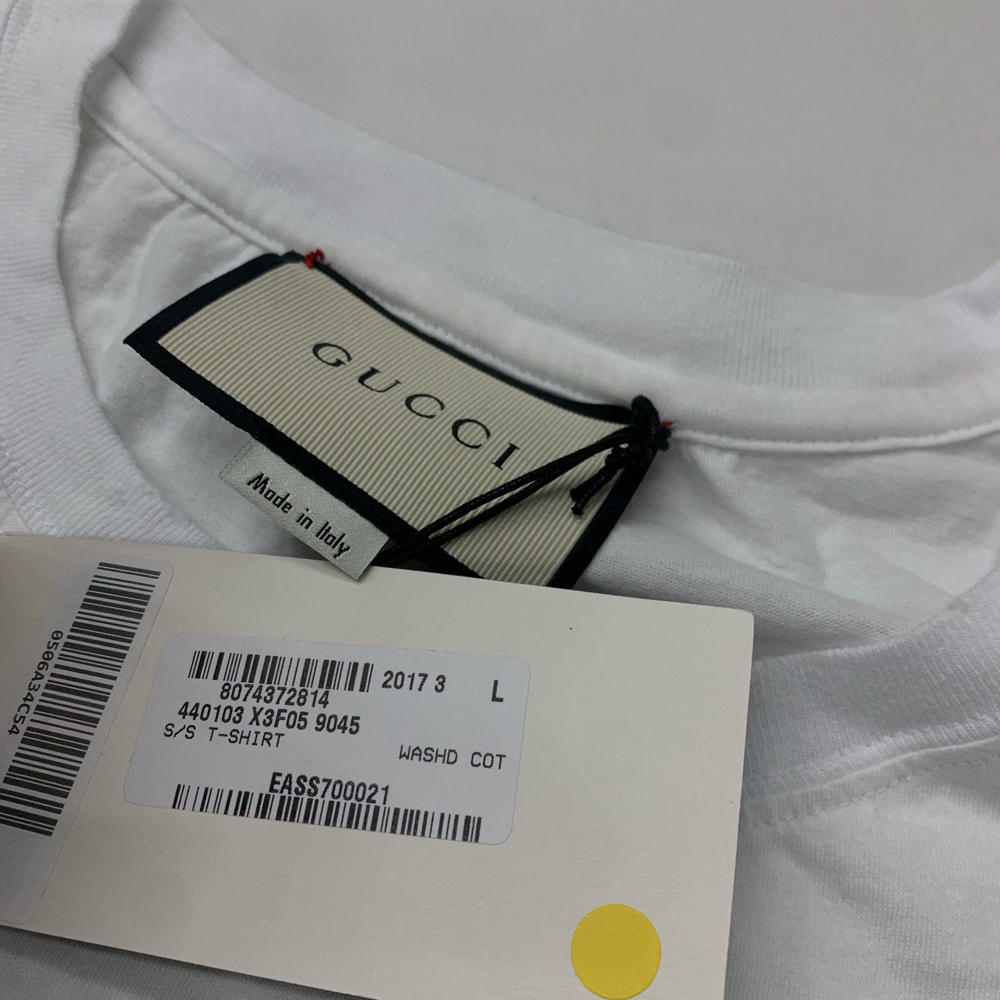 Gucci Gucci Logo Print Short Sleeve T-Shirt Size L Size US L / EU 52-54 / 3 - 5 Thumbnail