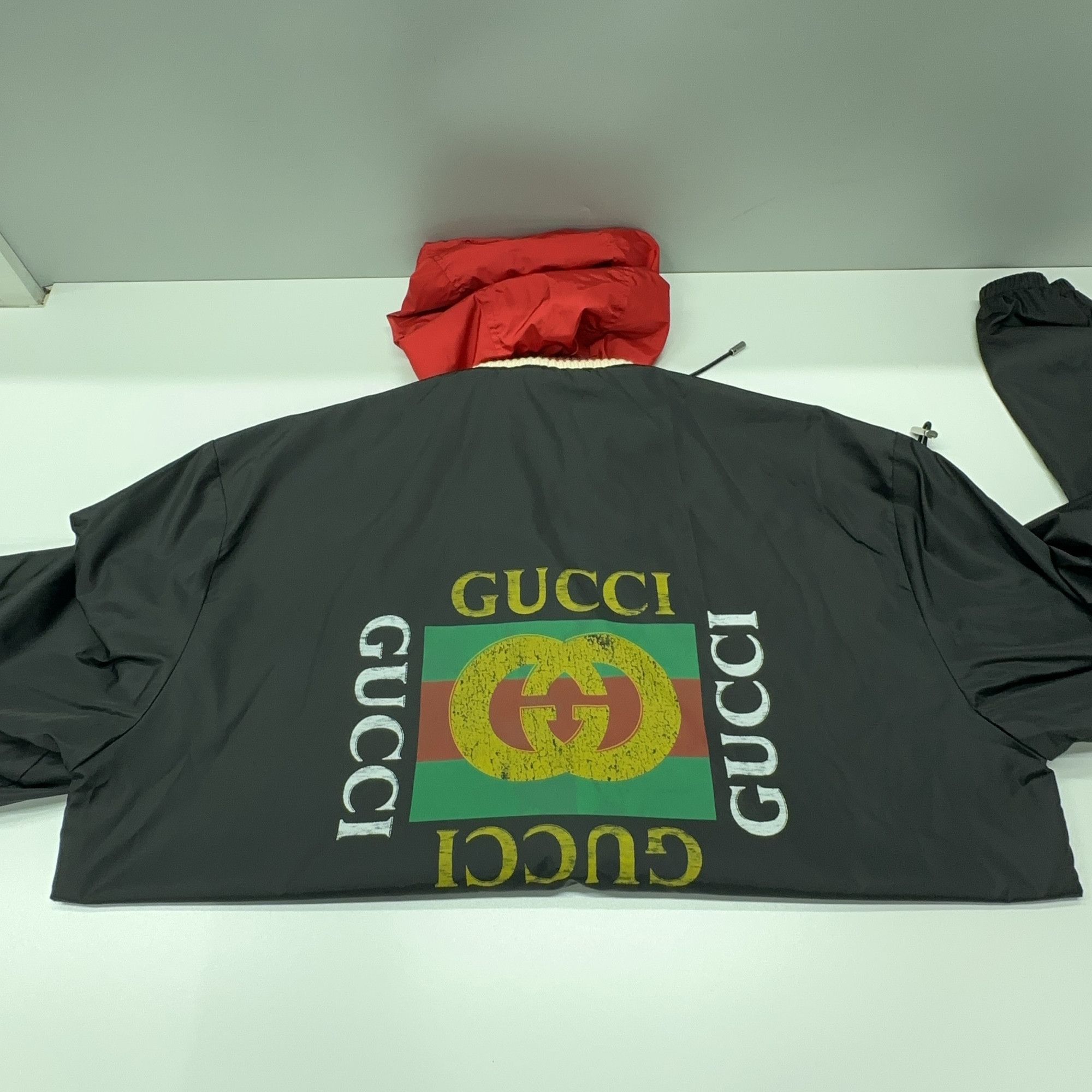 Gucci Gucci Logo Print Hooded Jacket Size 50 Size US M / EU 48-50 / 2 - 13 Thumbnail
