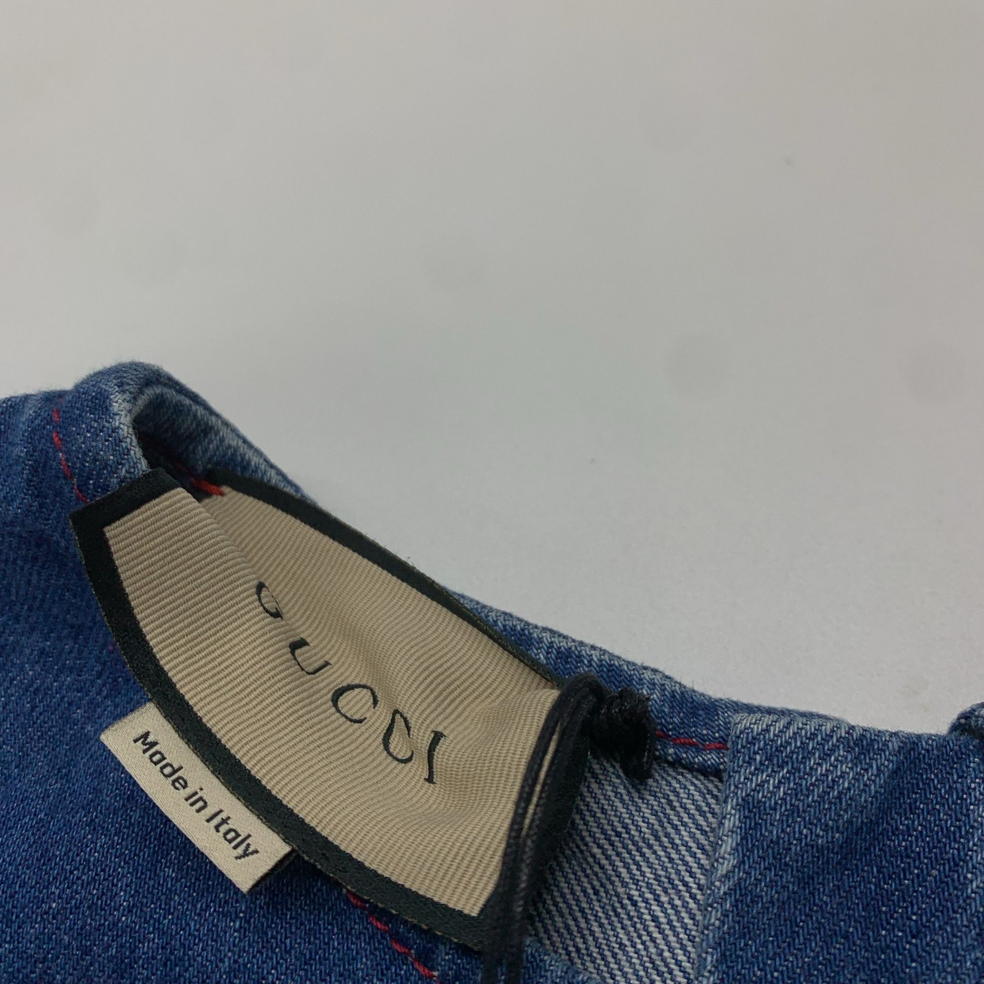 Gucci Gucci Web Stripe Denim Mini Dress Size 36 Size XS / US 0-2 / IT 36-38 - 3 Thumbnail
