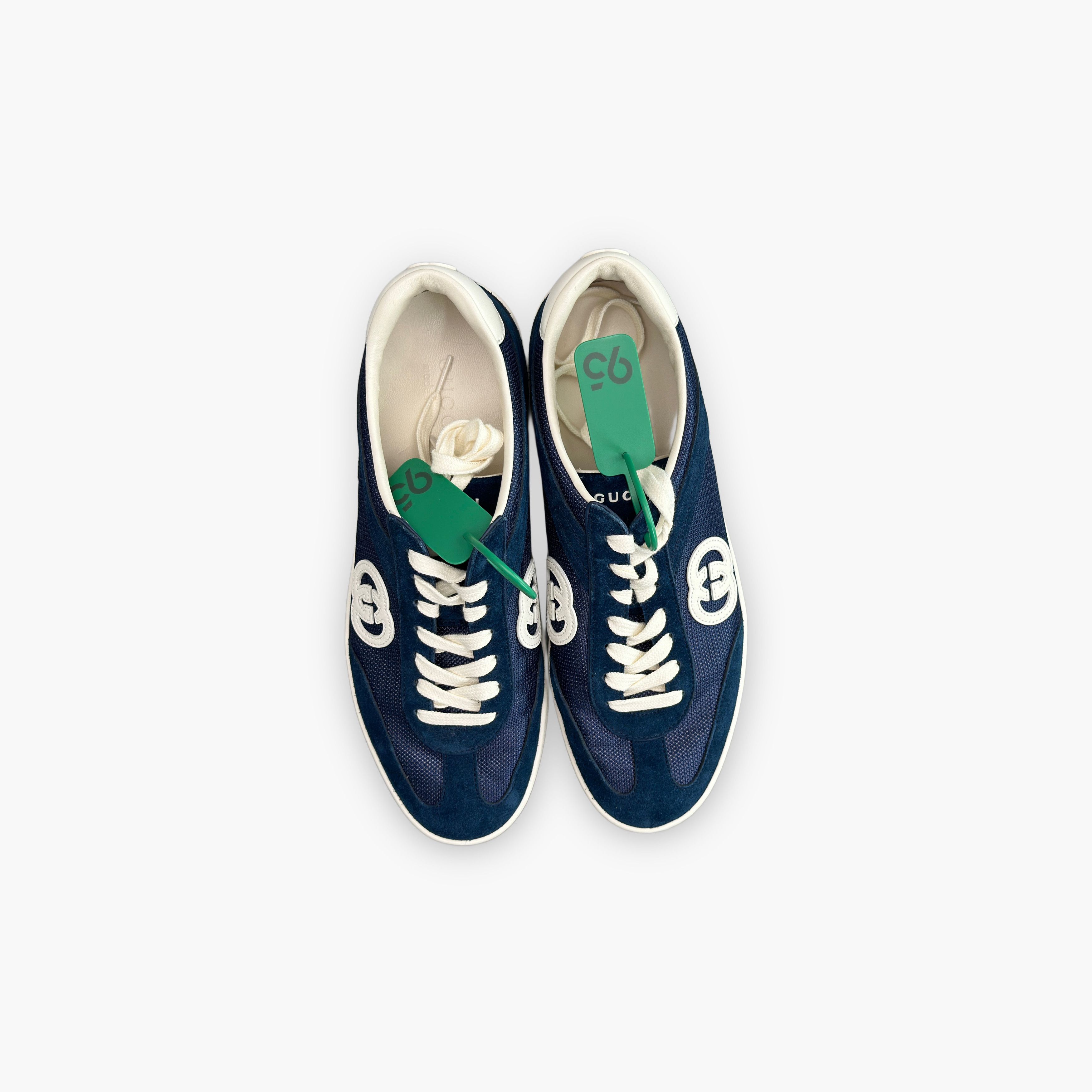 Gucci Gucci G75 Suede Low-Top Sneakers Size 9 Size US 9 / EU 42 - 9 Thumbnail