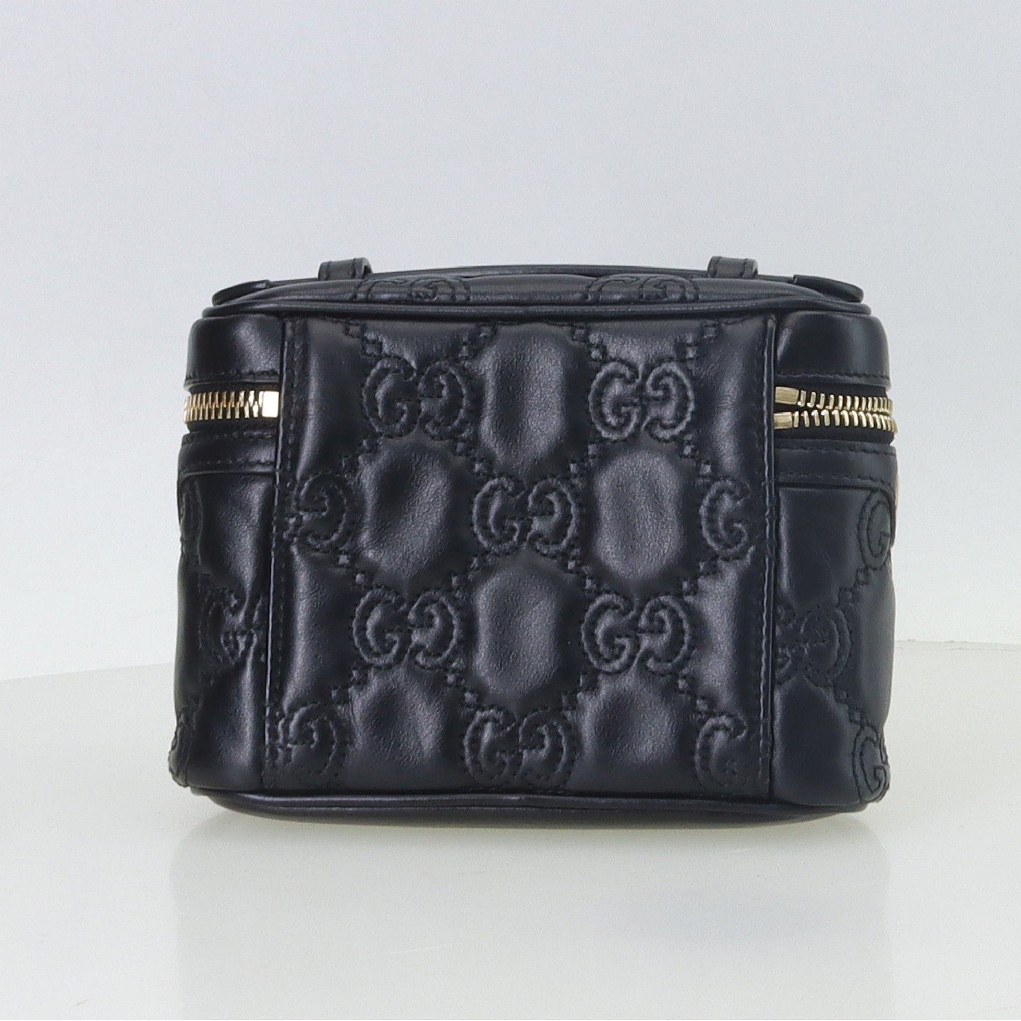 Gucci Gucci GG Matelassé Leather Mini Vanity Case ONE SIZE Size ONE SIZE - 3 Thumbnail