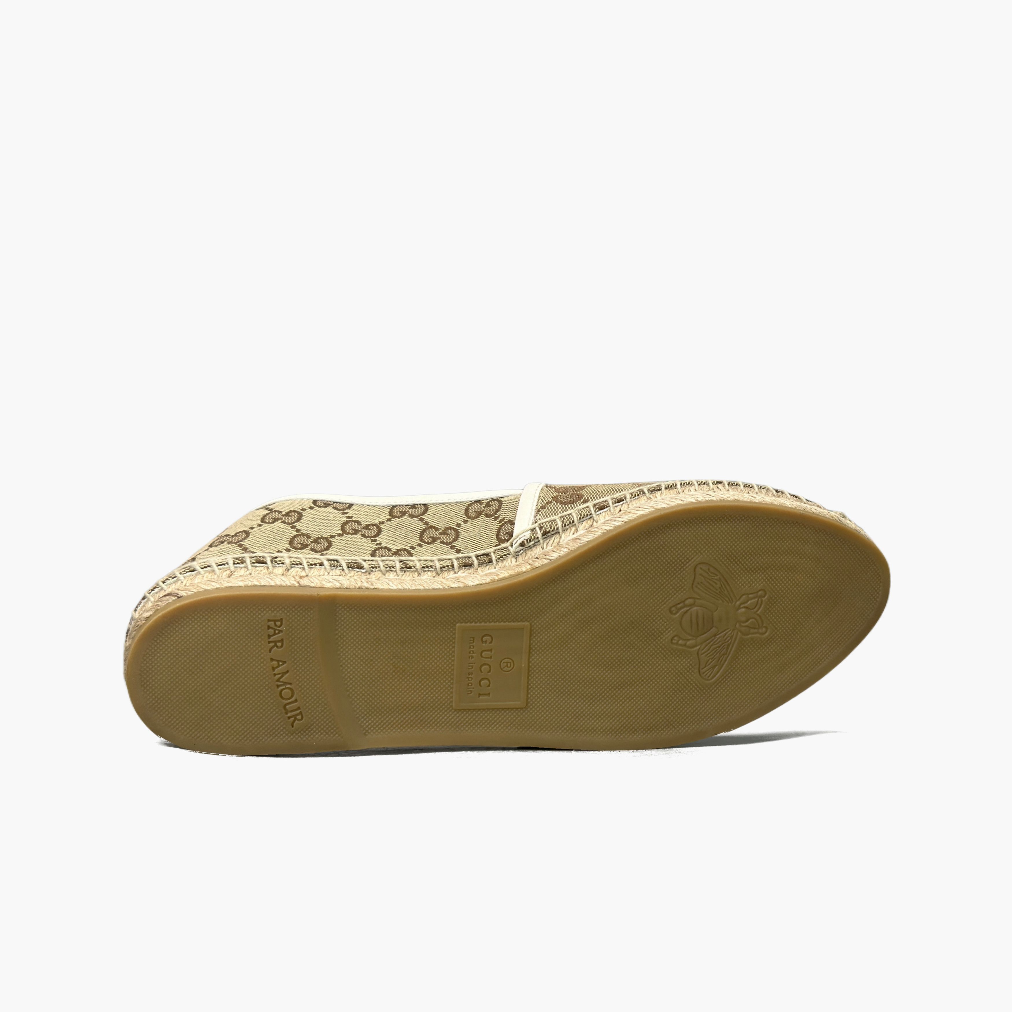 Gucci Gucci GG Supreme Embroidered Espadrilles Size 41 Size US 8 / EU 41 - 7 Thumbnail
