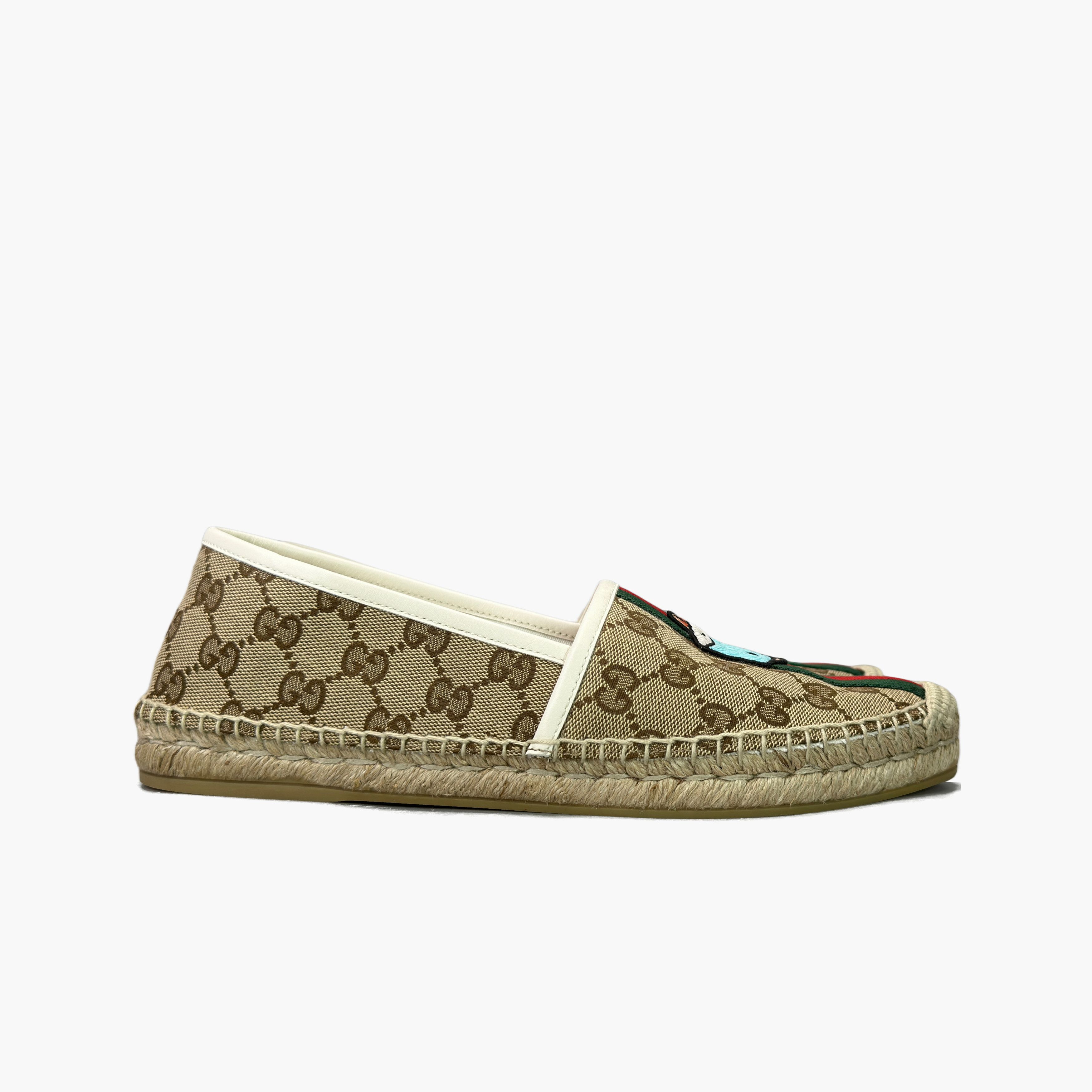 Gucci Gucci GG Supreme Embroidered Espadrilles Size 41 Size US 8 / EU 41 - 4 Thumbnail