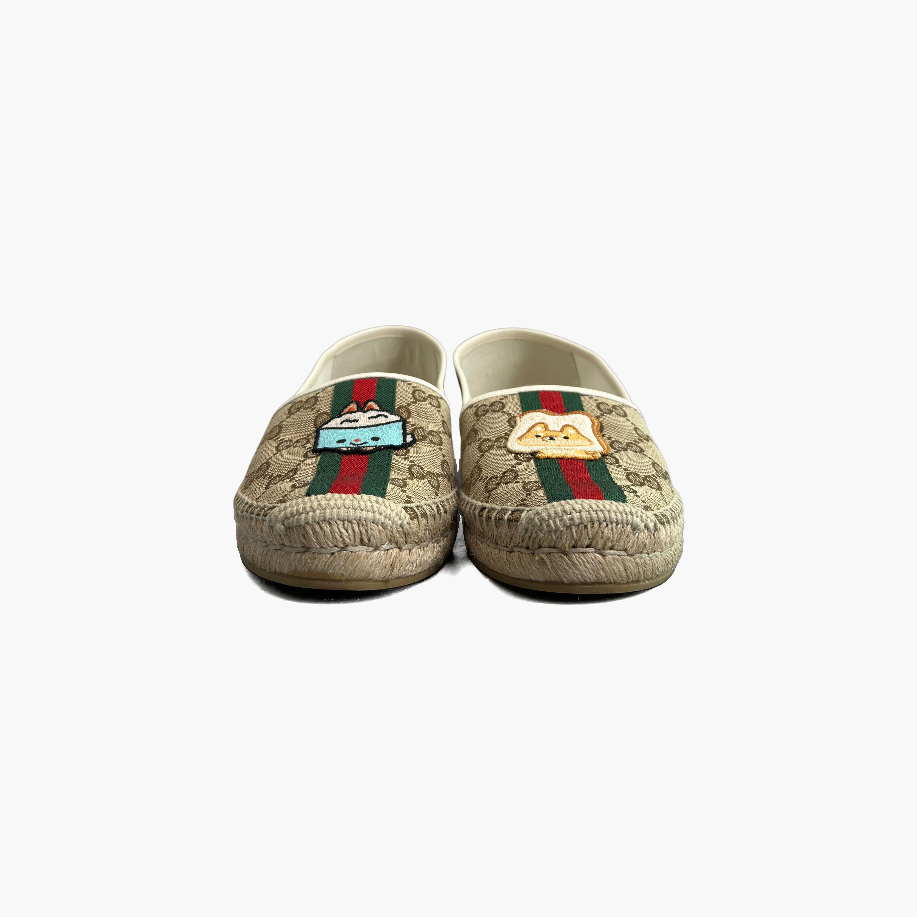 Gucci Gucci GG Supreme Embroidered Espadrilles Size 41 Size US 8 / EU 41 - 5 Thumbnail