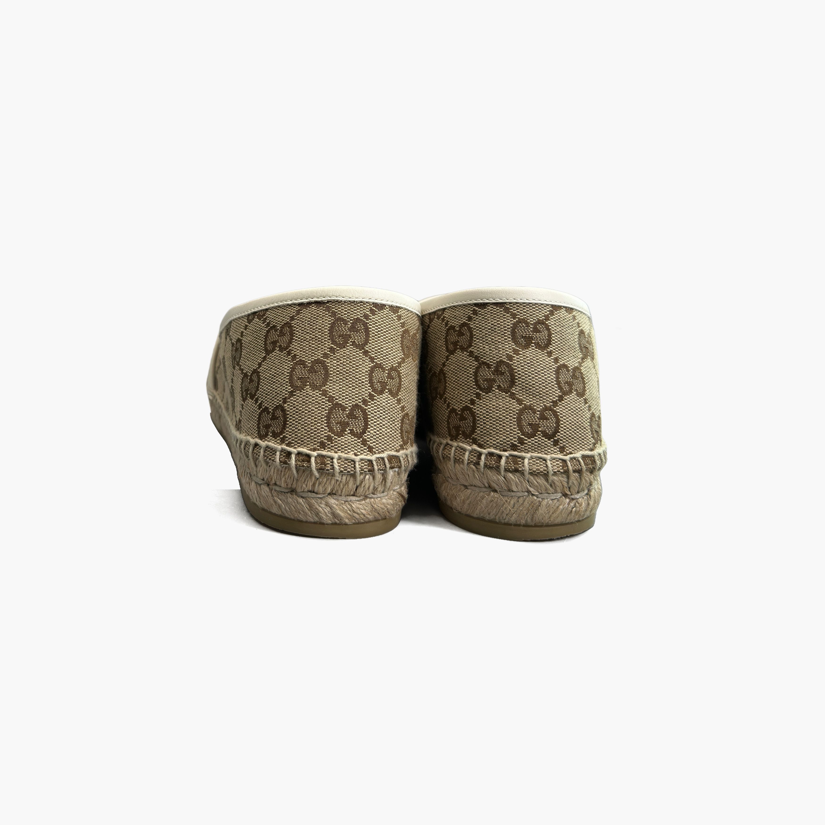 Gucci Gucci GG Supreme Embroidered Espadrilles Size 41 Size US 8 / EU 41 - 6 Thumbnail